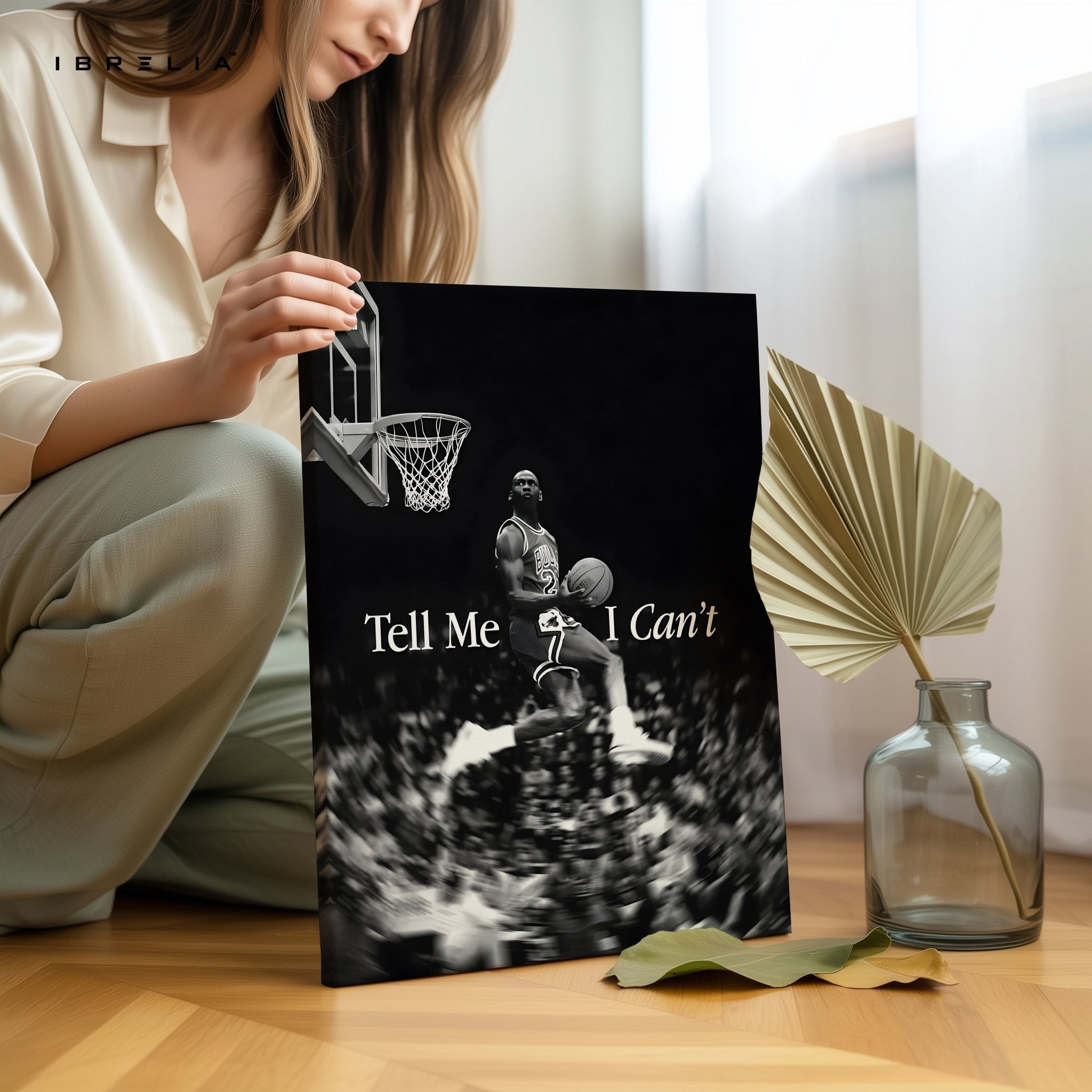 Michael Jordan “Tell Me I Can’t” – 4K Ultra Wrap Frame Wall Art in Pakistan | IBRELIA™ - IBRELIA