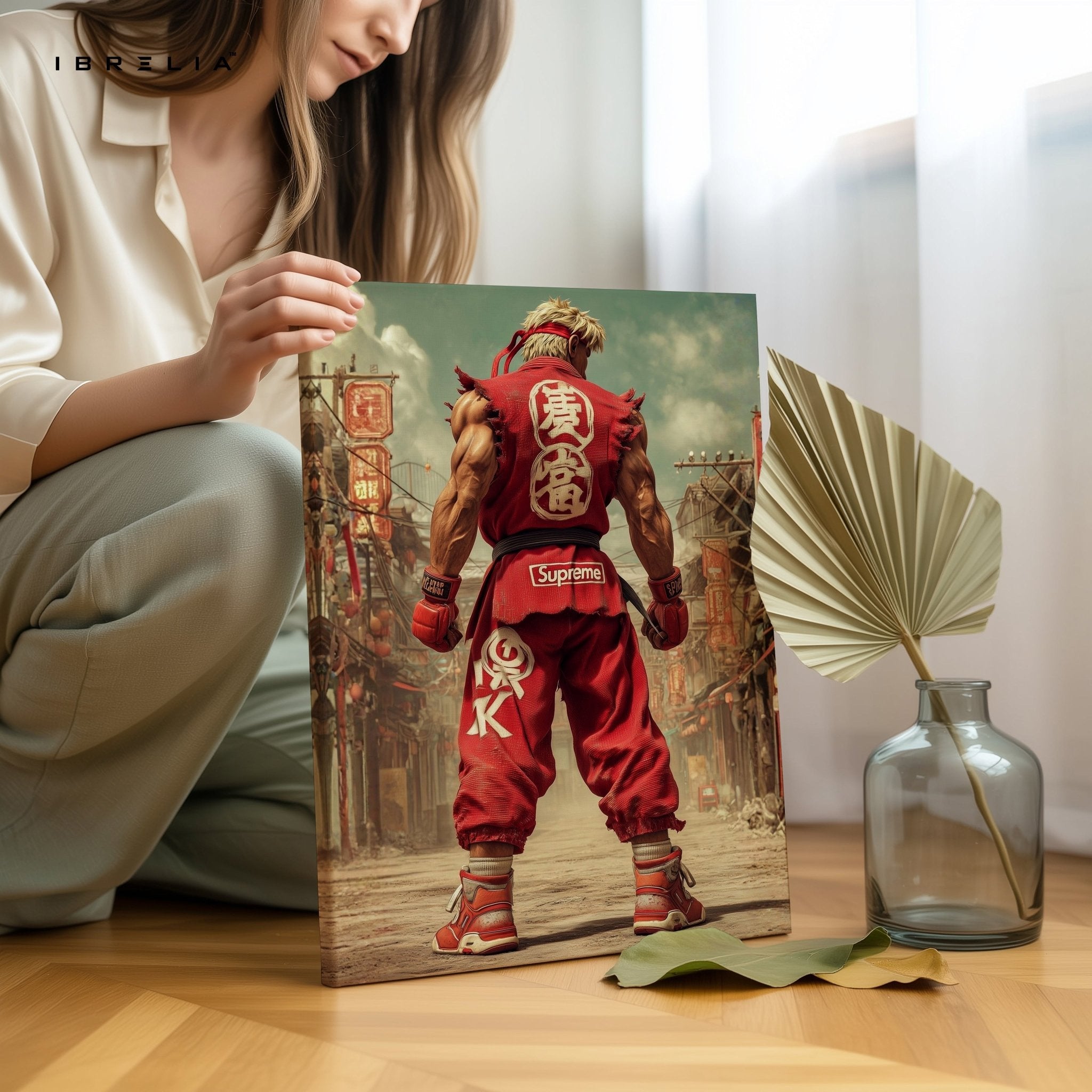 Supreme Fighter Wall Frame | 4K Ultra Wrap Frame Wall Art in Pakistan | IBRELIA™ - IBRELIA