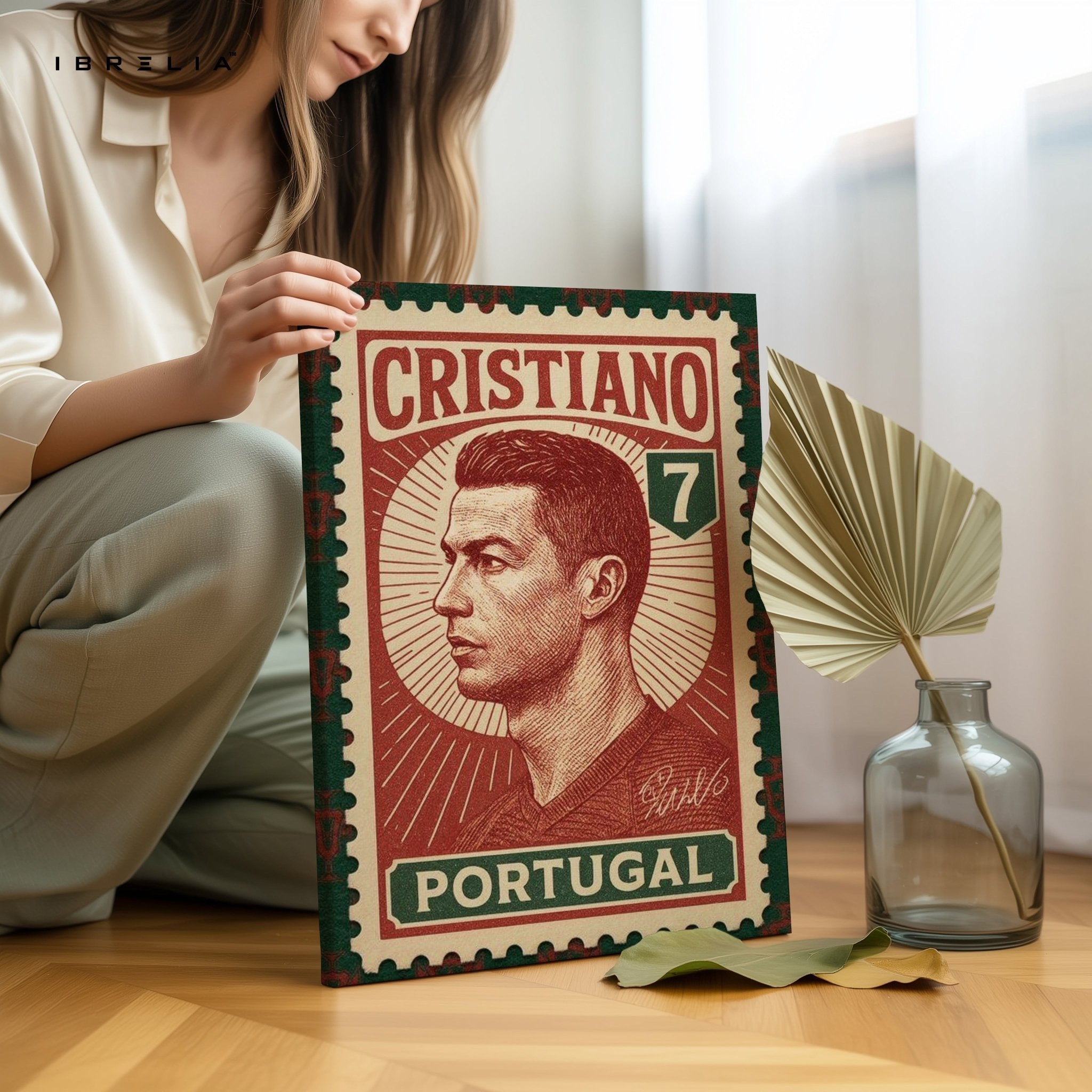 Cristiano Stamp Edition – 4K Ultra Wrap Frame Wall Art in Pakistan | IBRELIA™ - IBRELIA