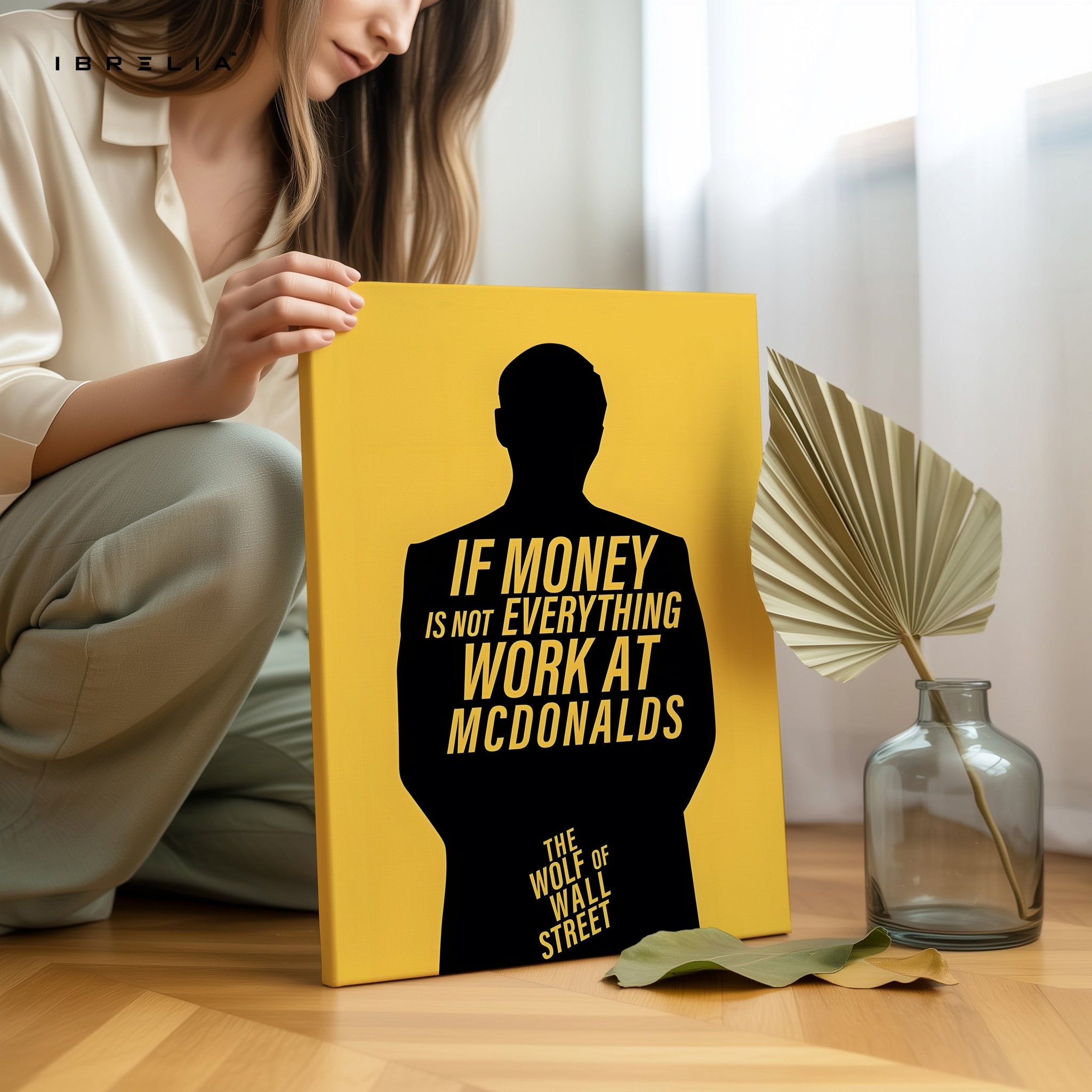 The Wolf of Wall Street Wall Art – Money Quote Edition | IBRELIA™ - IBRELIA