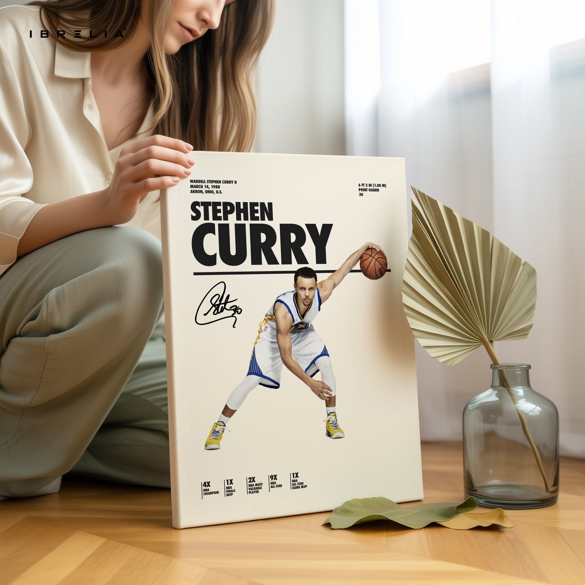 Stephen Curry Dribble Motion – 4K Ultra Wrap Frame Wall Art in Pakistan | IBRELIA™ - IBRELIA