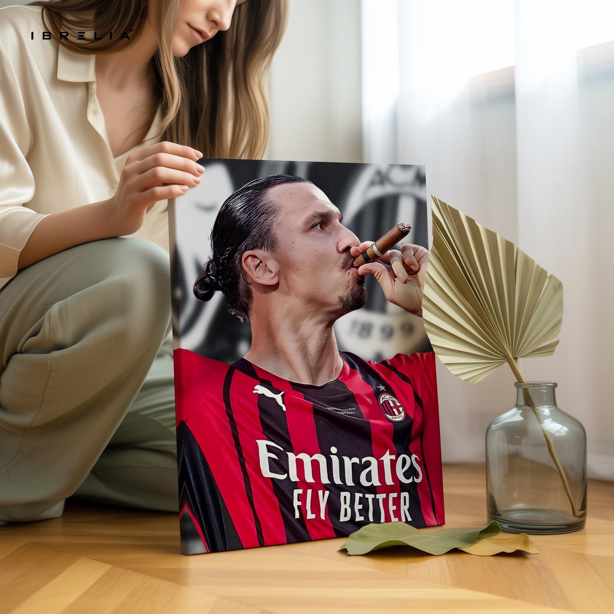 Zlatan Ibrahimović Champion’s Cigar – 4K Ultra Wrap Frame Wall Art in Pakistan | IBRELIA™ - IBRELIA