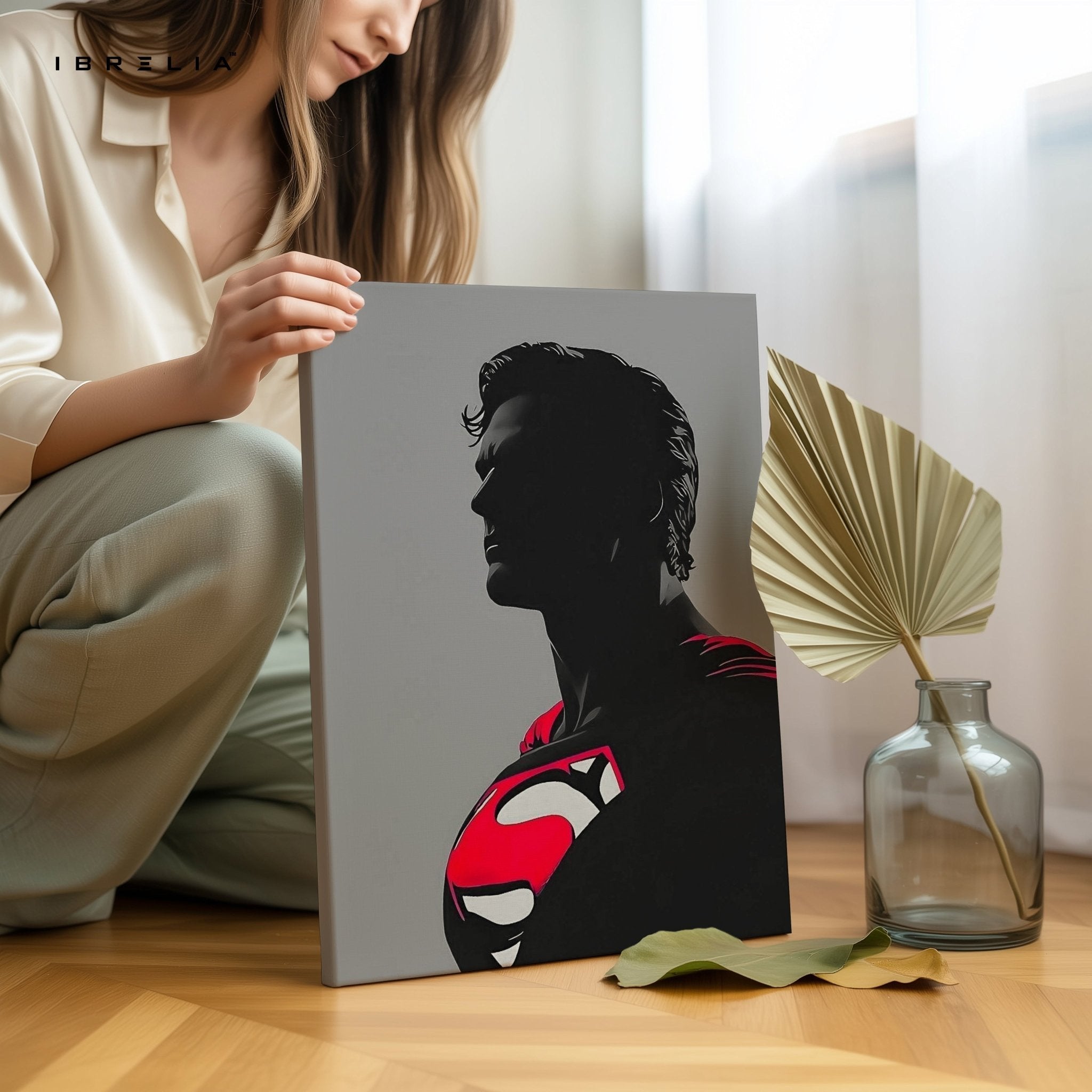 Superman Silhouette Wall Frame | 4K Ultra Wrap Frame Wall Art in Pakistan | IBRELIA™ - IBRELIA
