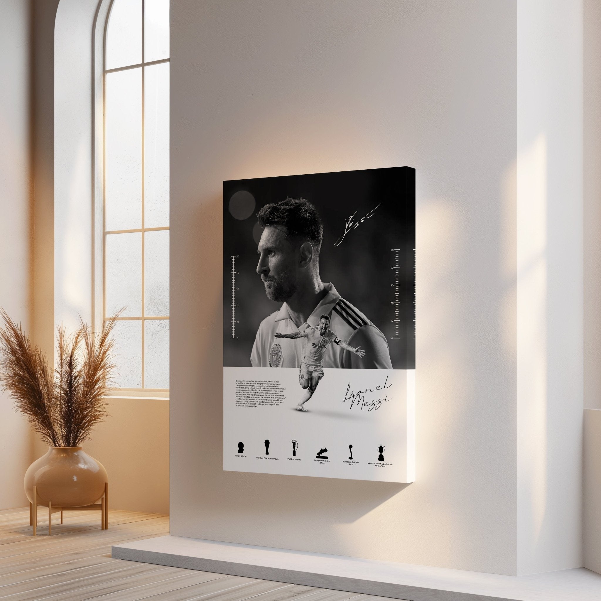 Lionel Messi – The Legend 4K Ultra Wrap Frame Wall Art in Pakistan | IBRELIA™ - IBRELIA