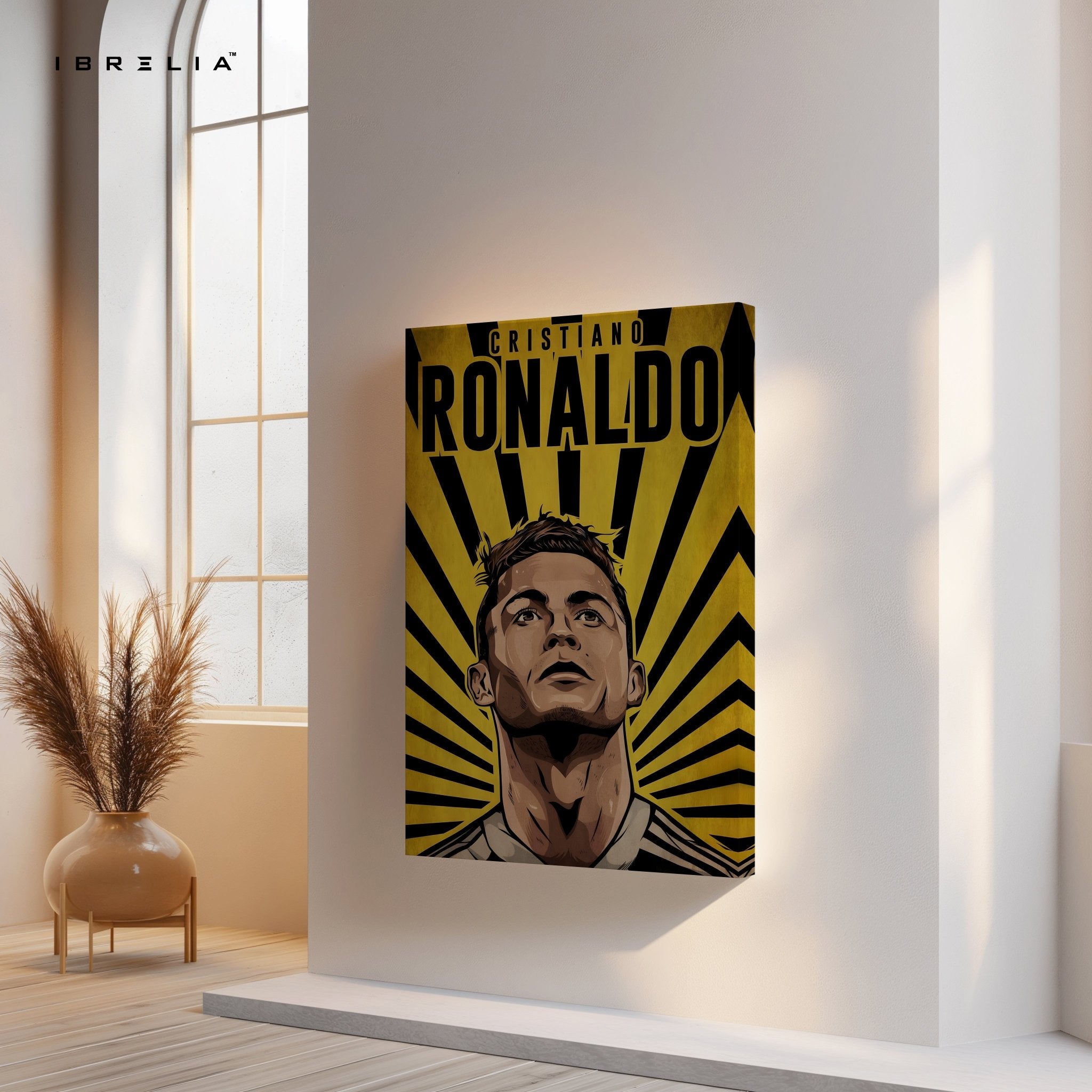 Cristiano Ronaldo Wall Art – Yellow Power Edition | IBRELIA™ - IBRELIA