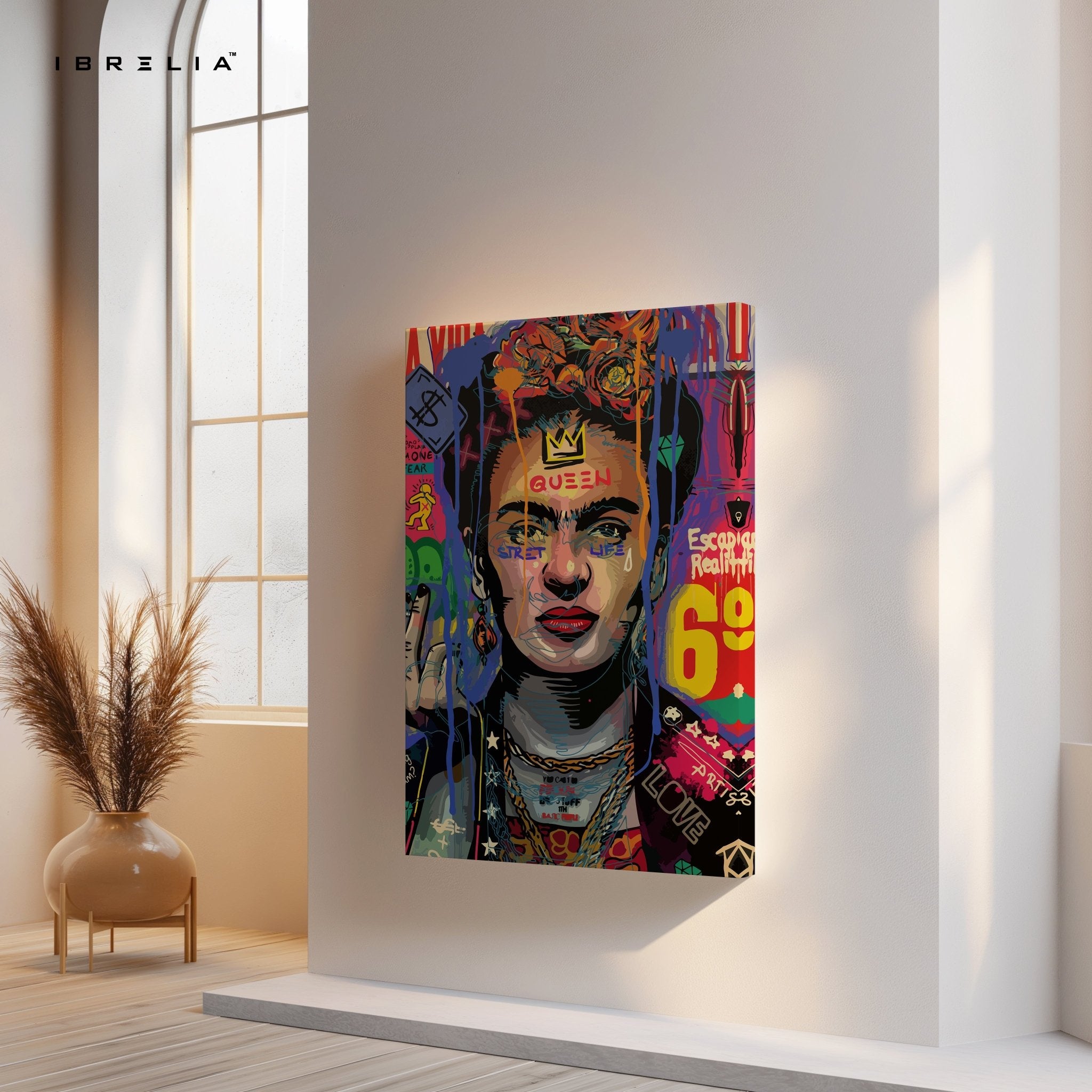 Frida Street Queen – 4K Ultra Wrap Frame Wall Art in Pakistan | IBRELIA™ - IBRELIA
