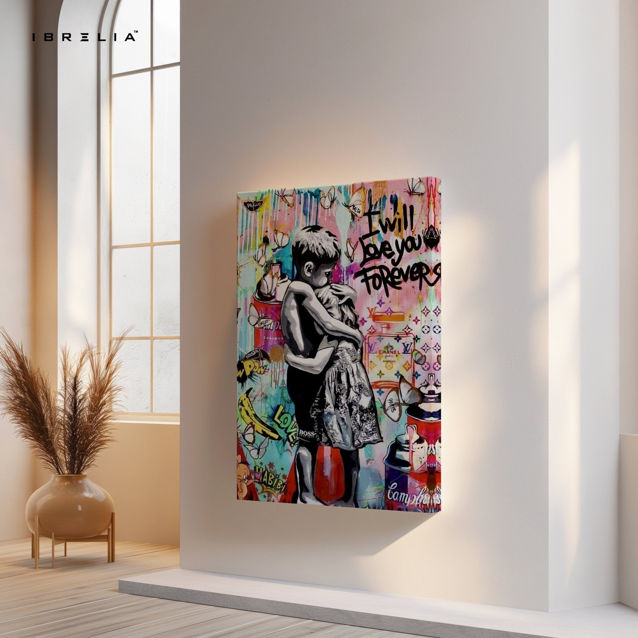 I Will Love You Forever Wall Frame | 4K Ultra Wrap Frame Wall Art in Pakistan | IBRELIA™ - IBRELIA