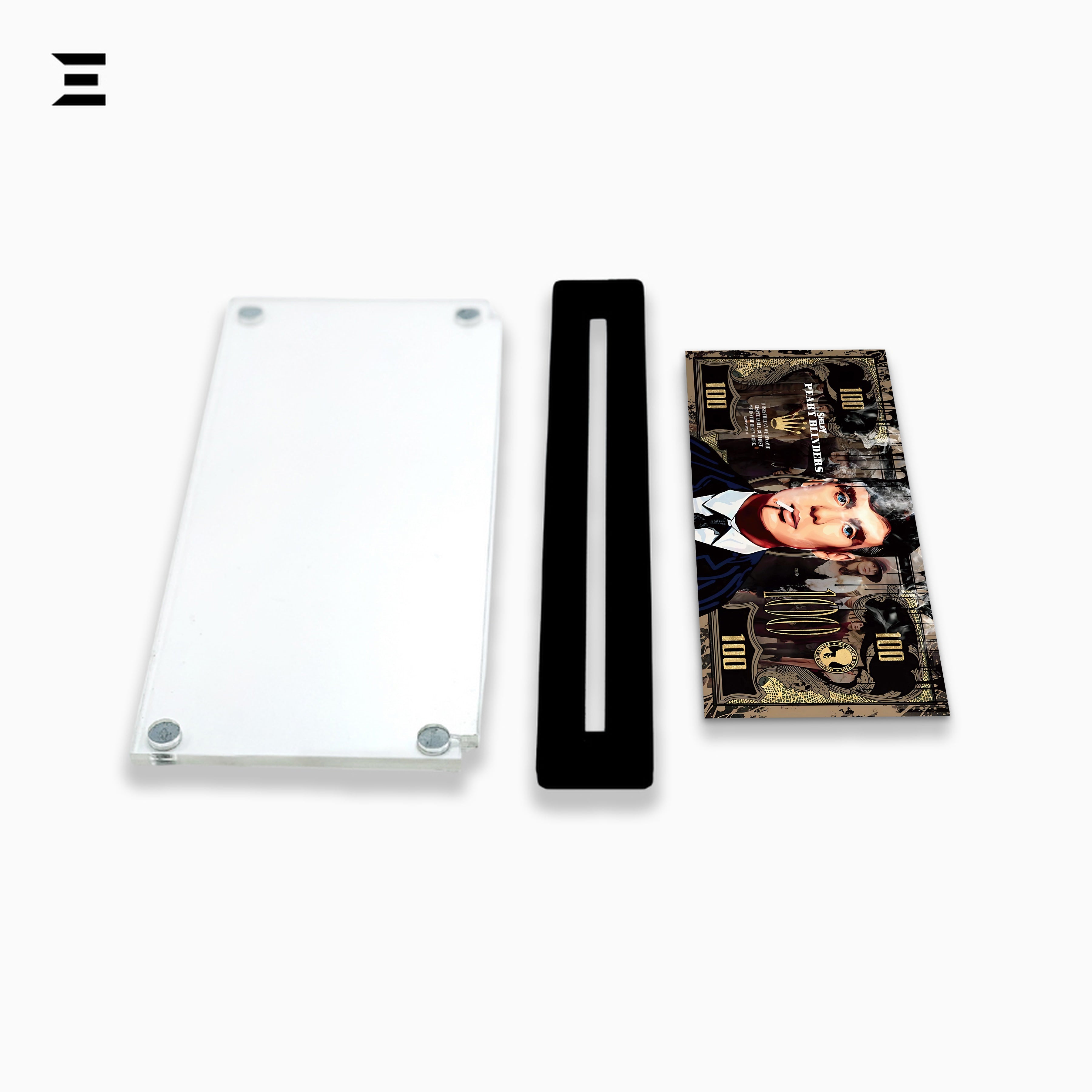 Premium Magnetic Acrylic Frame with Black Base – Peaky Blinders Thomas Shelby Portrait Edition IBRELIA