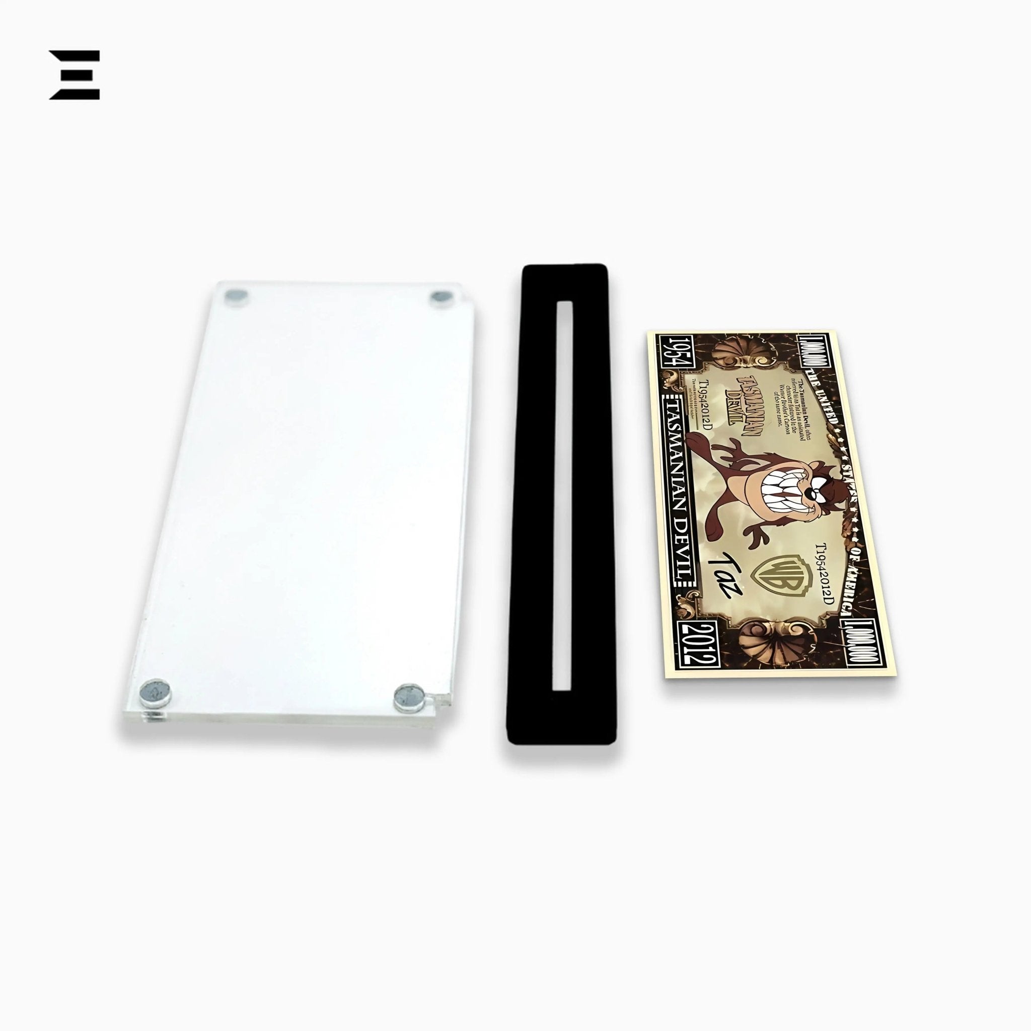 Premium Magnetic Acrylic Frame with Black Base – Tasmanian Devil "Million Dollar" Edition - IBRELIA