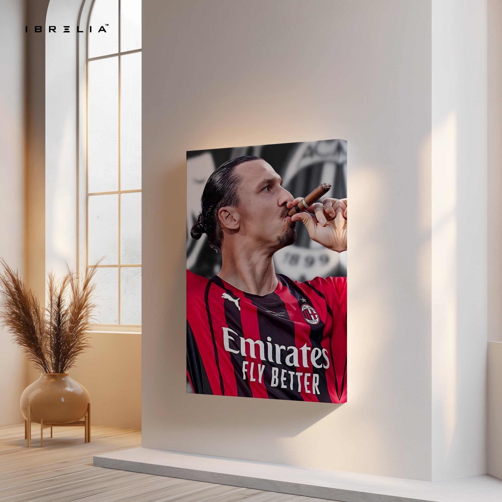 Zlatan Ibrahimović Champion’s Cigar – 4K Ultra Wrap Frame Wall Art in Pakistan | IBRELIA™ - IBRELIA