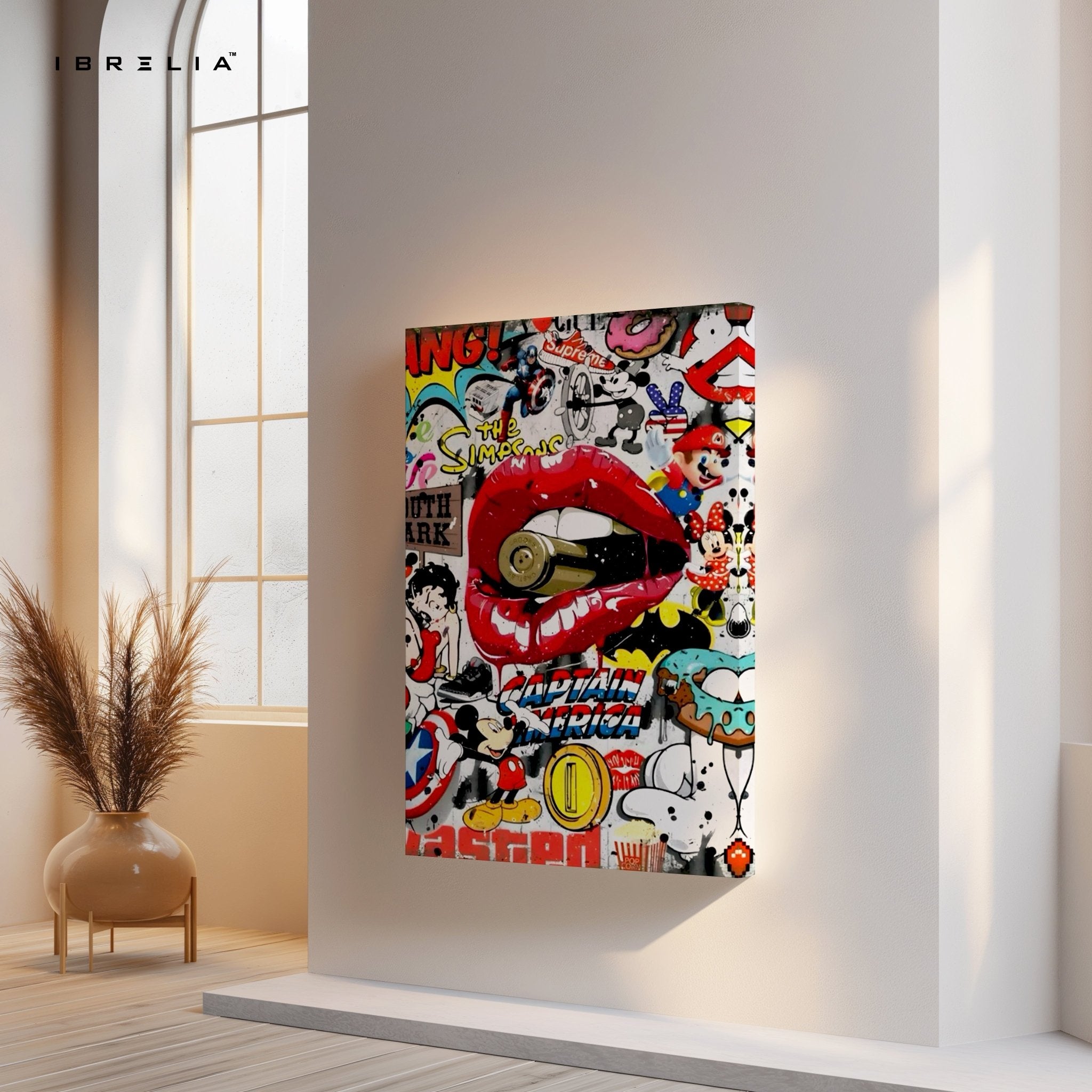 Pop Culture Explosion Wall Frame | 4K Ultra Wrap Frame Wall Art in Pakistan | IBRELIA™ - IBRELIA