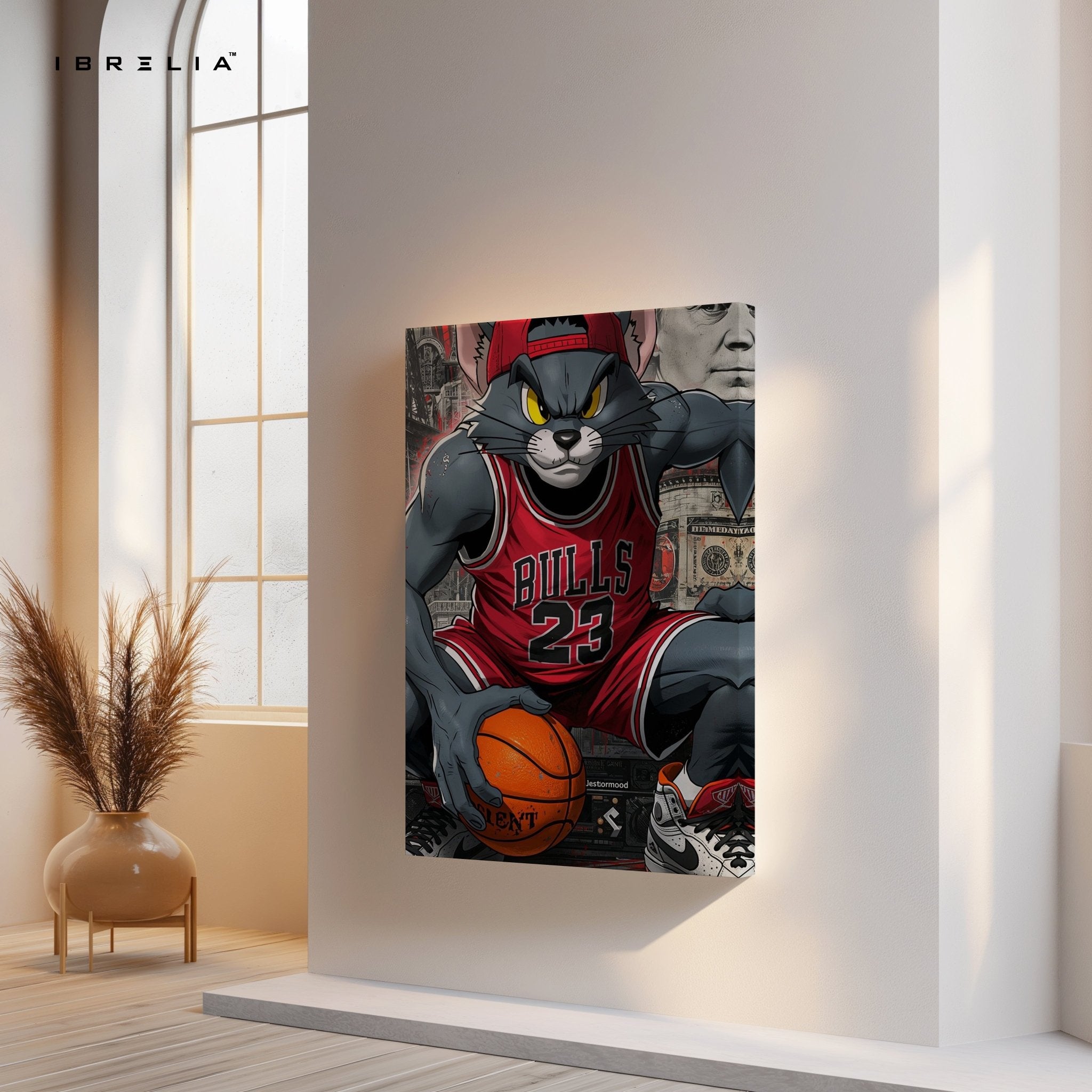Tom Bulls Basketball – 4K Ultra Wrap Frame Wall Art in Pakistan | IBRELIA™ - IBRELIA
