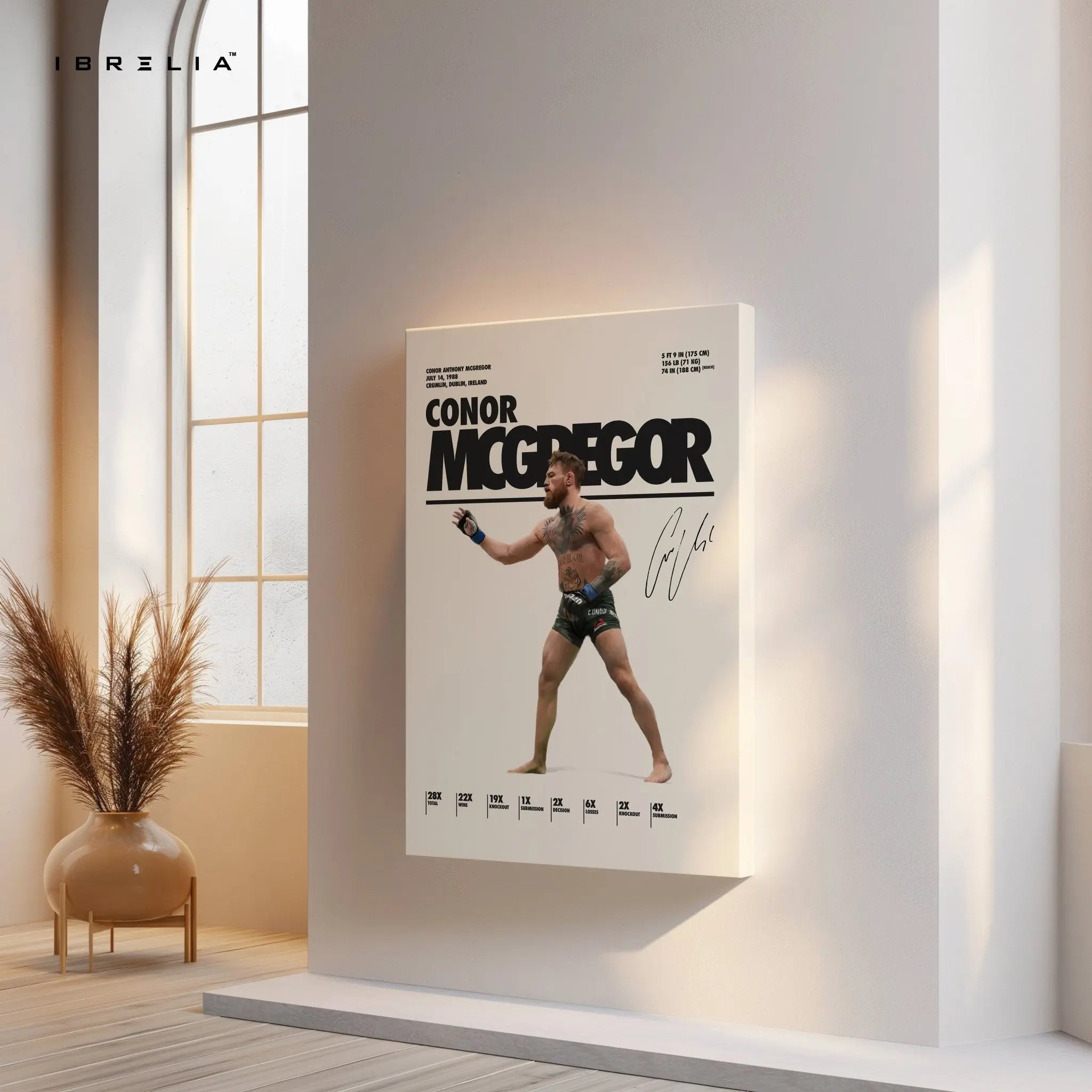 Conor McGregor UFC Champion – 4K Ultra Wrap Frame Wall Art in Pakistan | IBRELIA™ - IBRELIA