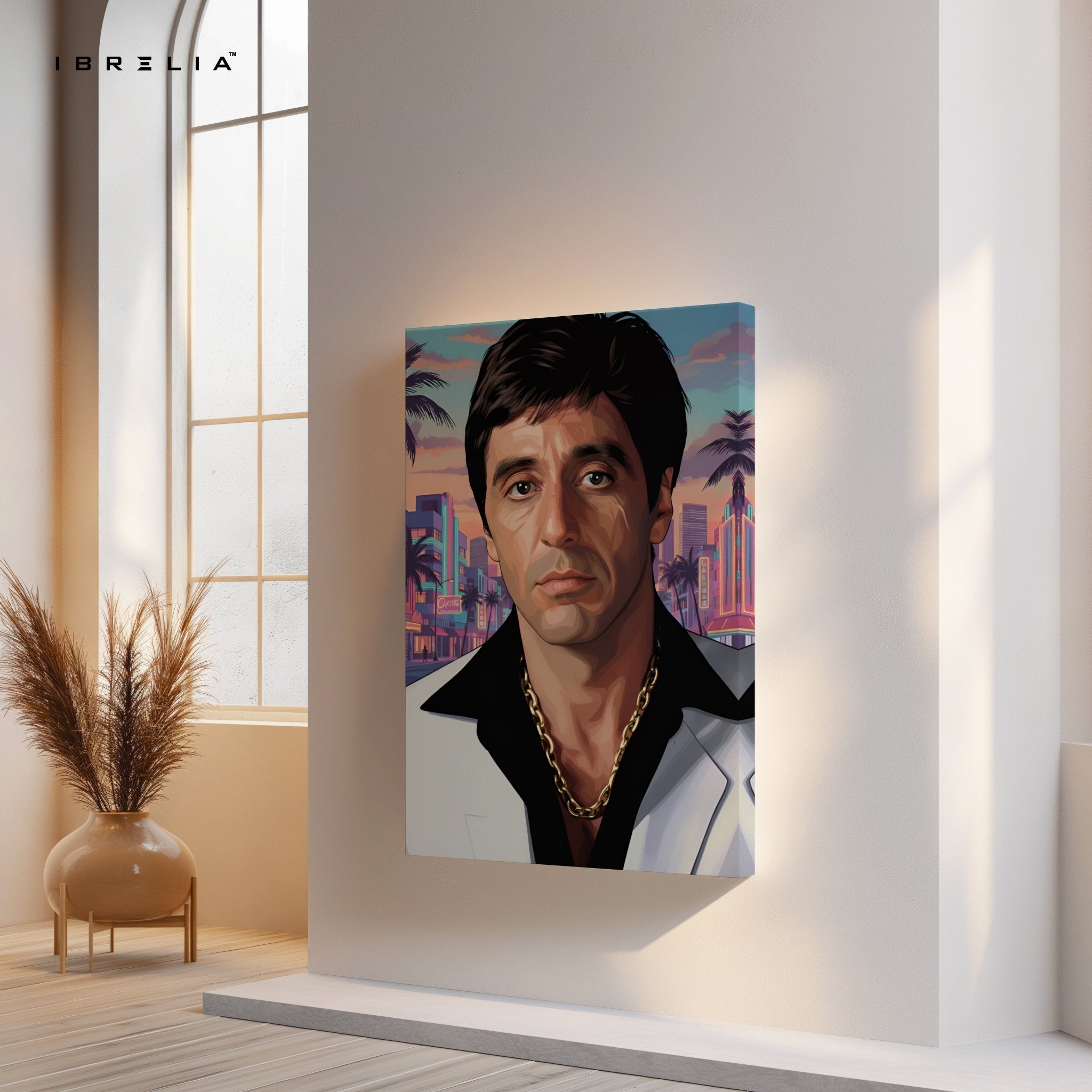 Tony Montana Scarface Wall Frame | 4K Ultra Wrap Frame Wall Art in Pakistan | IBRELIA™ - IBRELIA