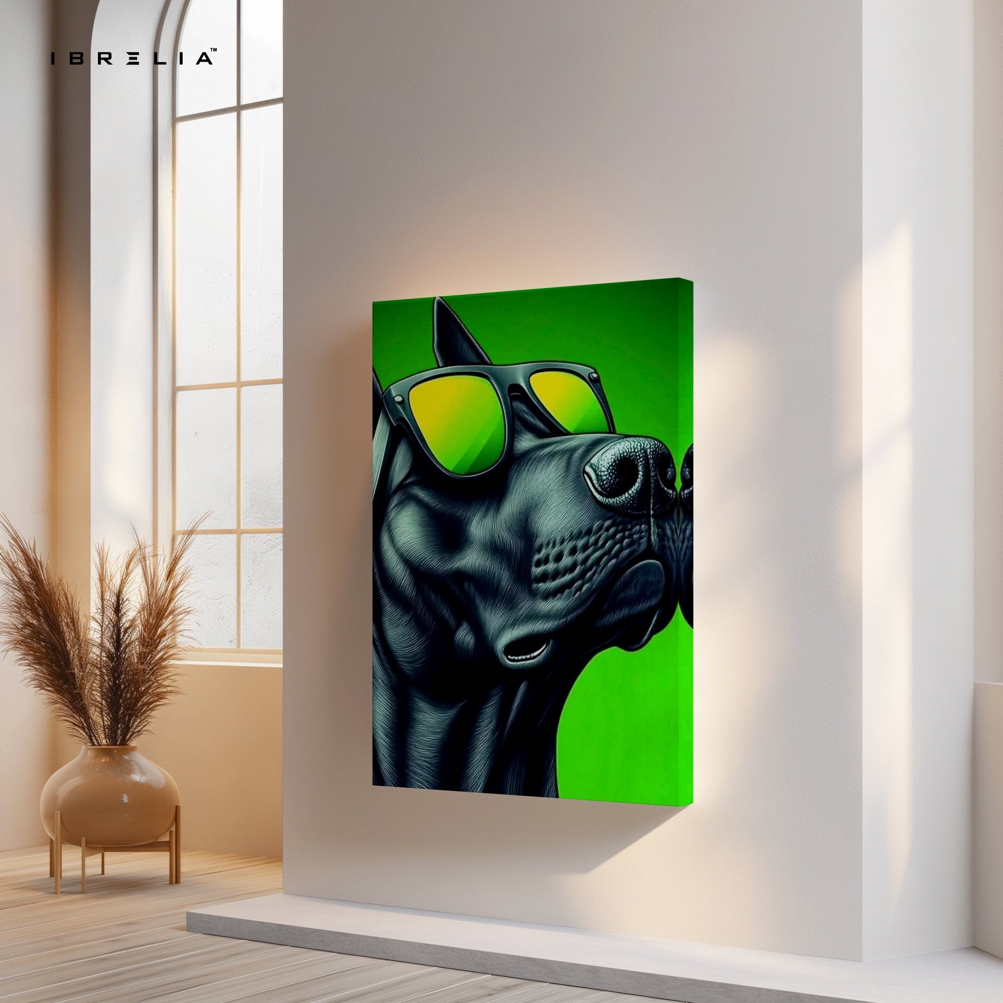 Cool Dog Wall Frame | 4K Ultra Wrap Frame Wall Art in Pakistan | IBRELIA™ - IBRELIA
