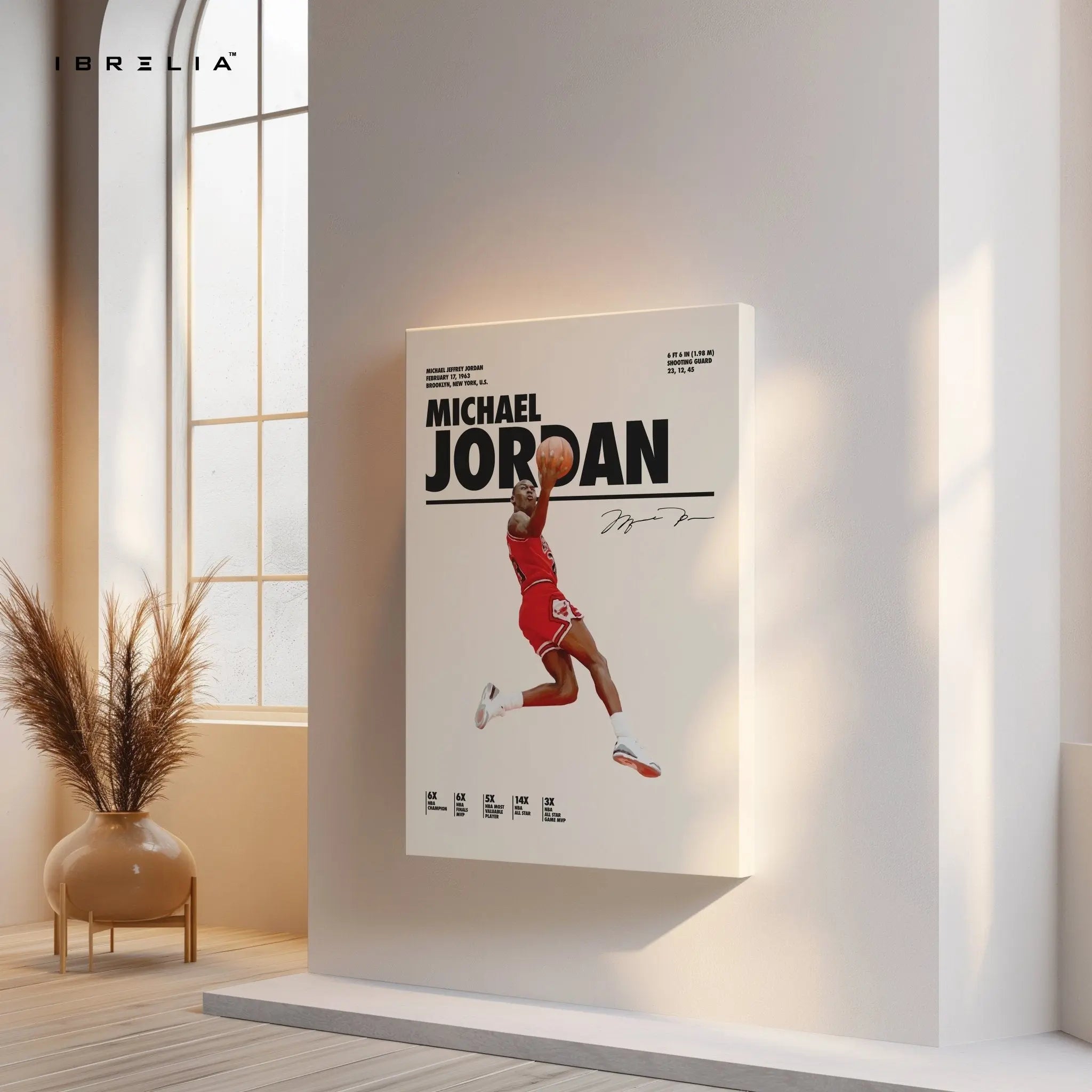 Michael Jordan Air Dunk – 4K Ultra Wrap Frame Wall Art in Pakistan | IBRELIA™ - IBRELIA