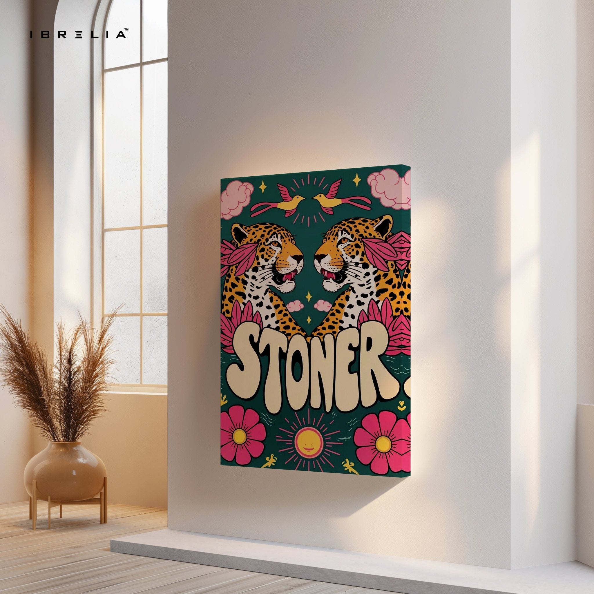 Stoner Jungle Vibes Wall Frame | 4K Ultra Wrap Frame Wall Art in Pakistan | IBRELIA™ - IBRELIA