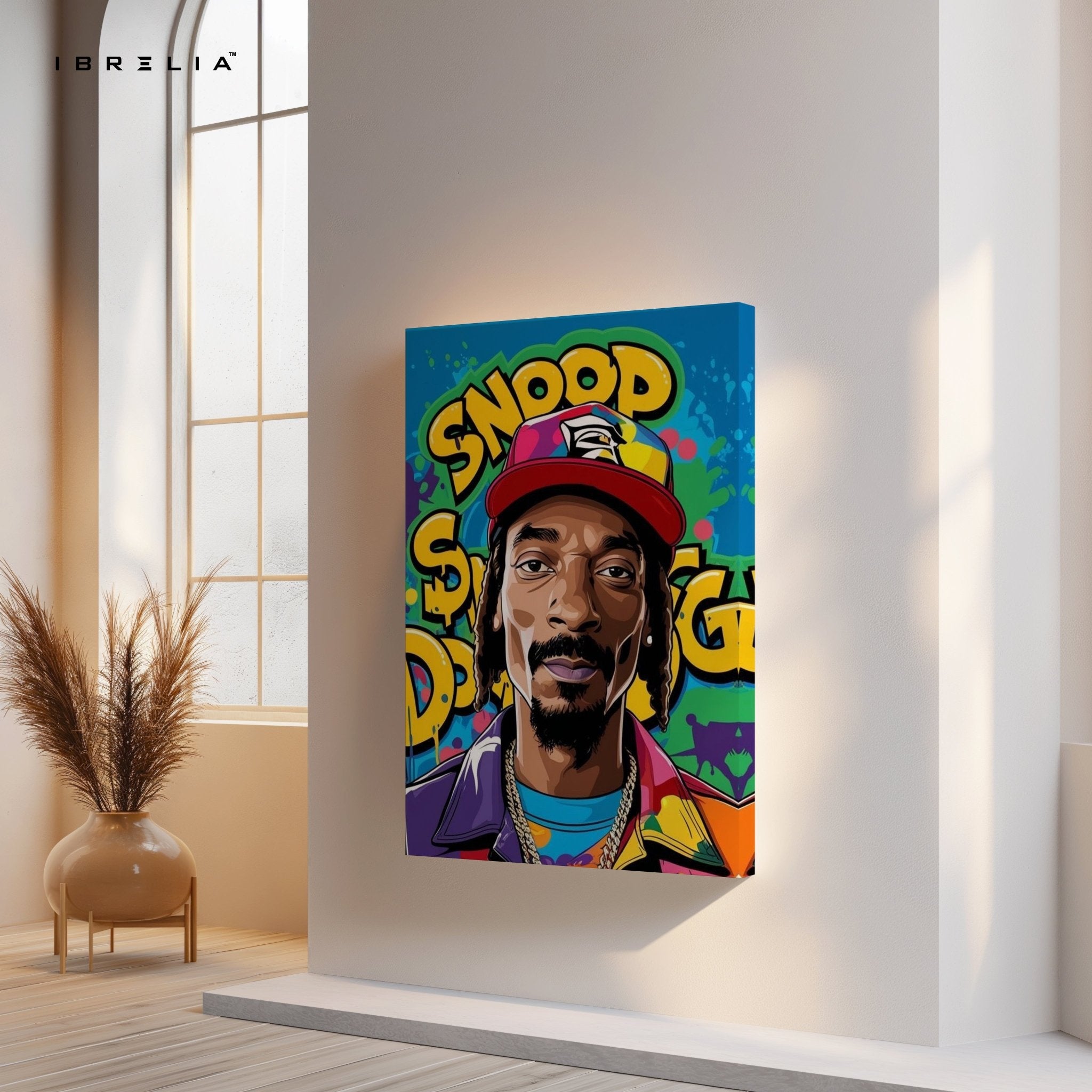 Snoop Dogg Pop Art Wall Frame | 4K Ultra Wrap Frame Wall Art in Pakistan | IBRELIA™ - IBRELIA