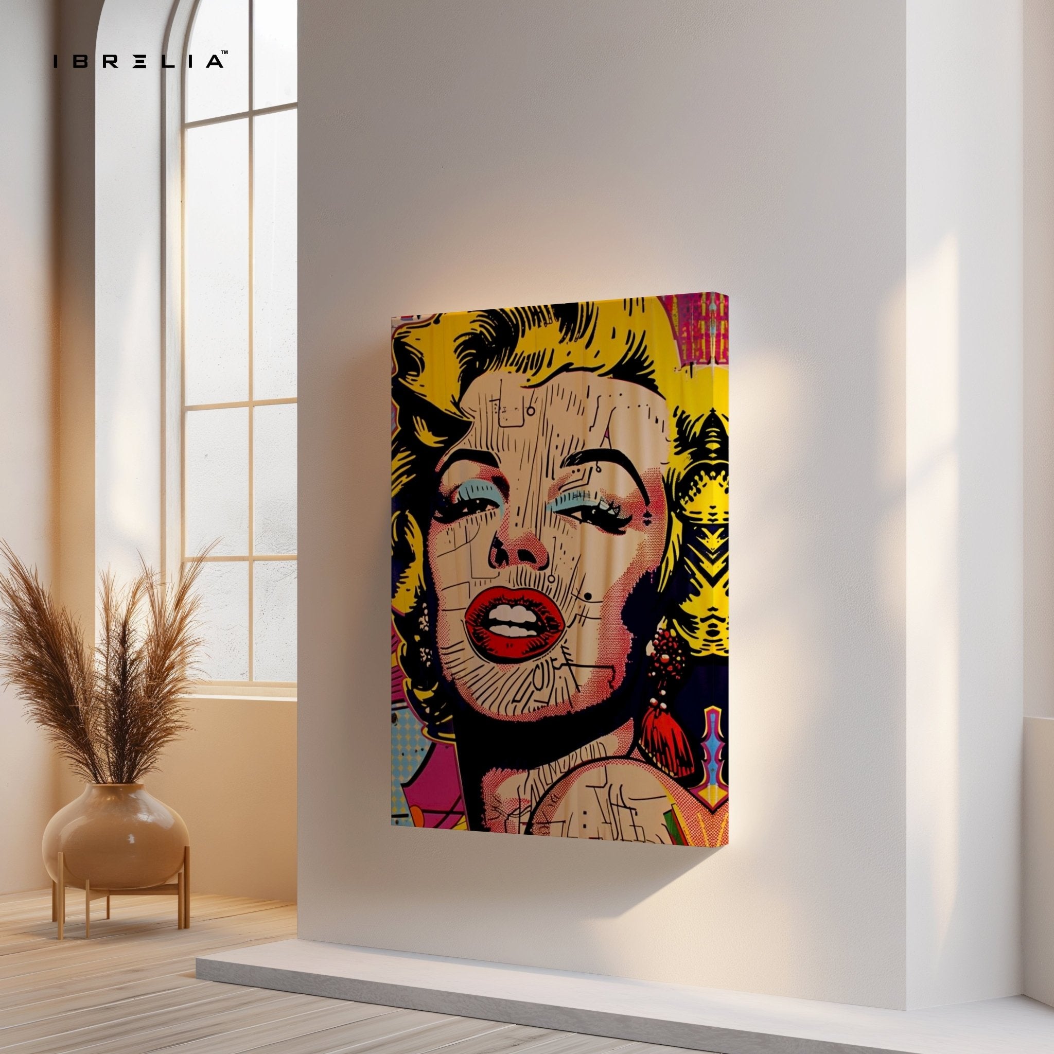 Marilyn Monroe Pop Art Wall Frame | 4K Ultra Wrap Frame Wall Art in Pakistan | IBRELIA™ - IBRELIA