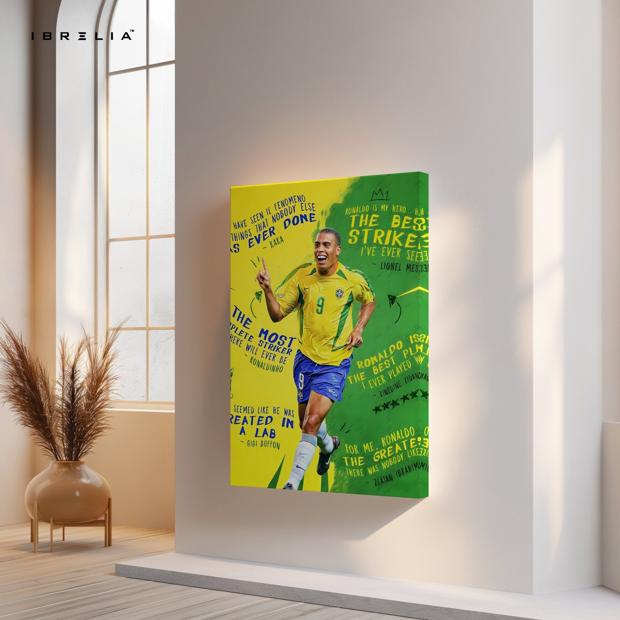 Ronaldo Nazário Wall Art – El Fenomeno Edition | IBRELIA™ - IBRELIA