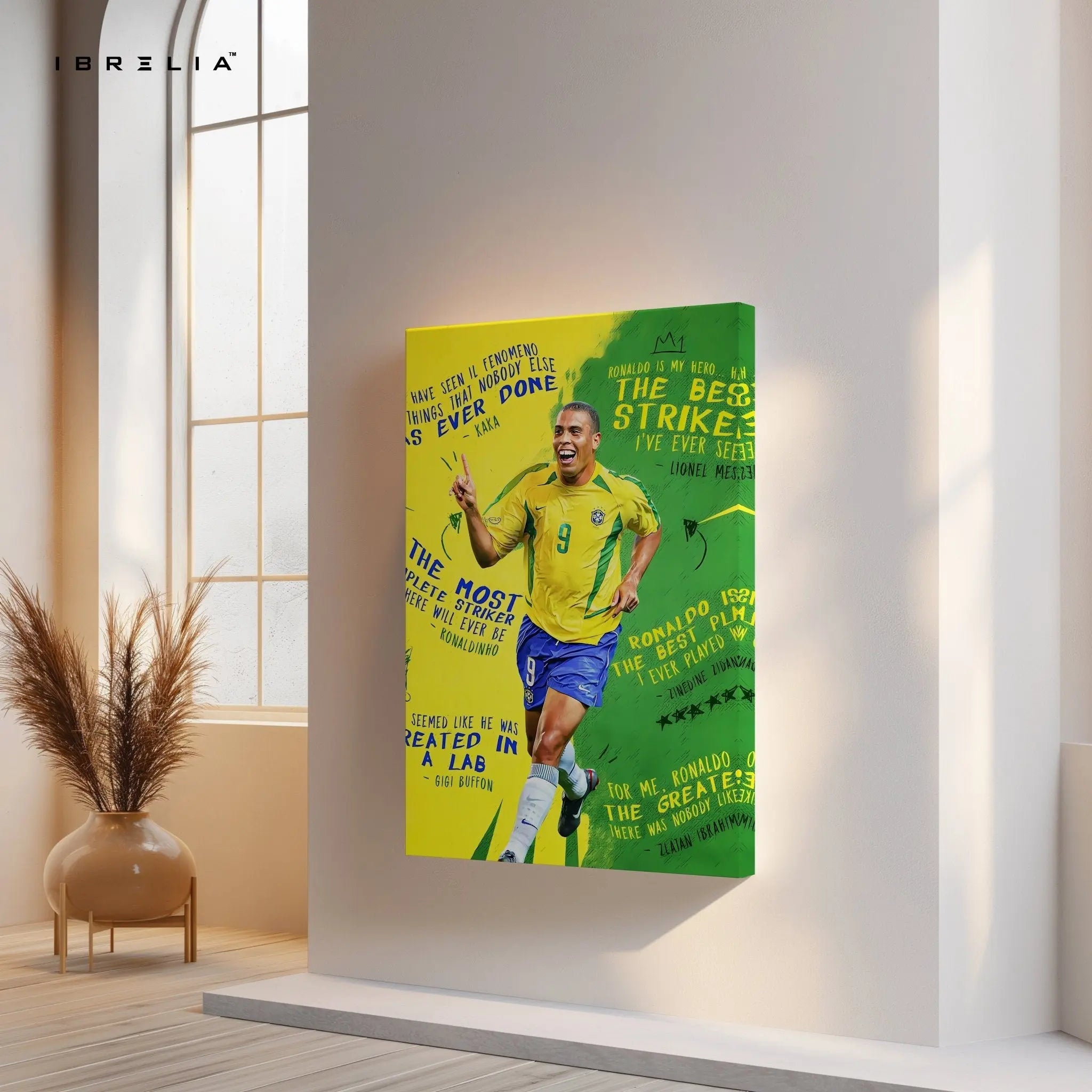 Ronaldo Nazário Wall Art – El Fenomeno Edition | IBRELIA™ - IBRELIA