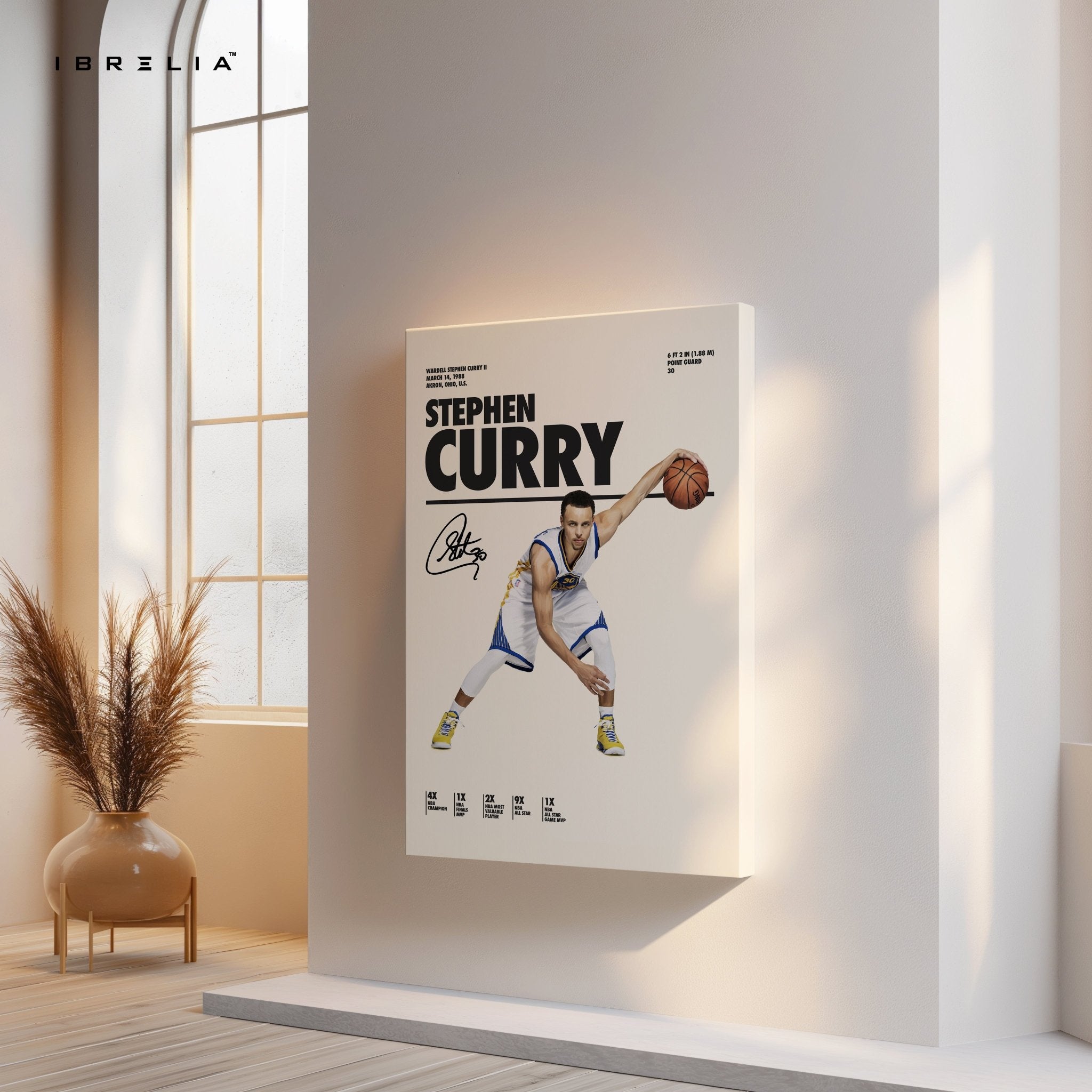 Stephen Curry Dribble Motion – 4K Ultra Wrap Frame Wall Art in Pakistan | IBRELIA™ - IBRELIA