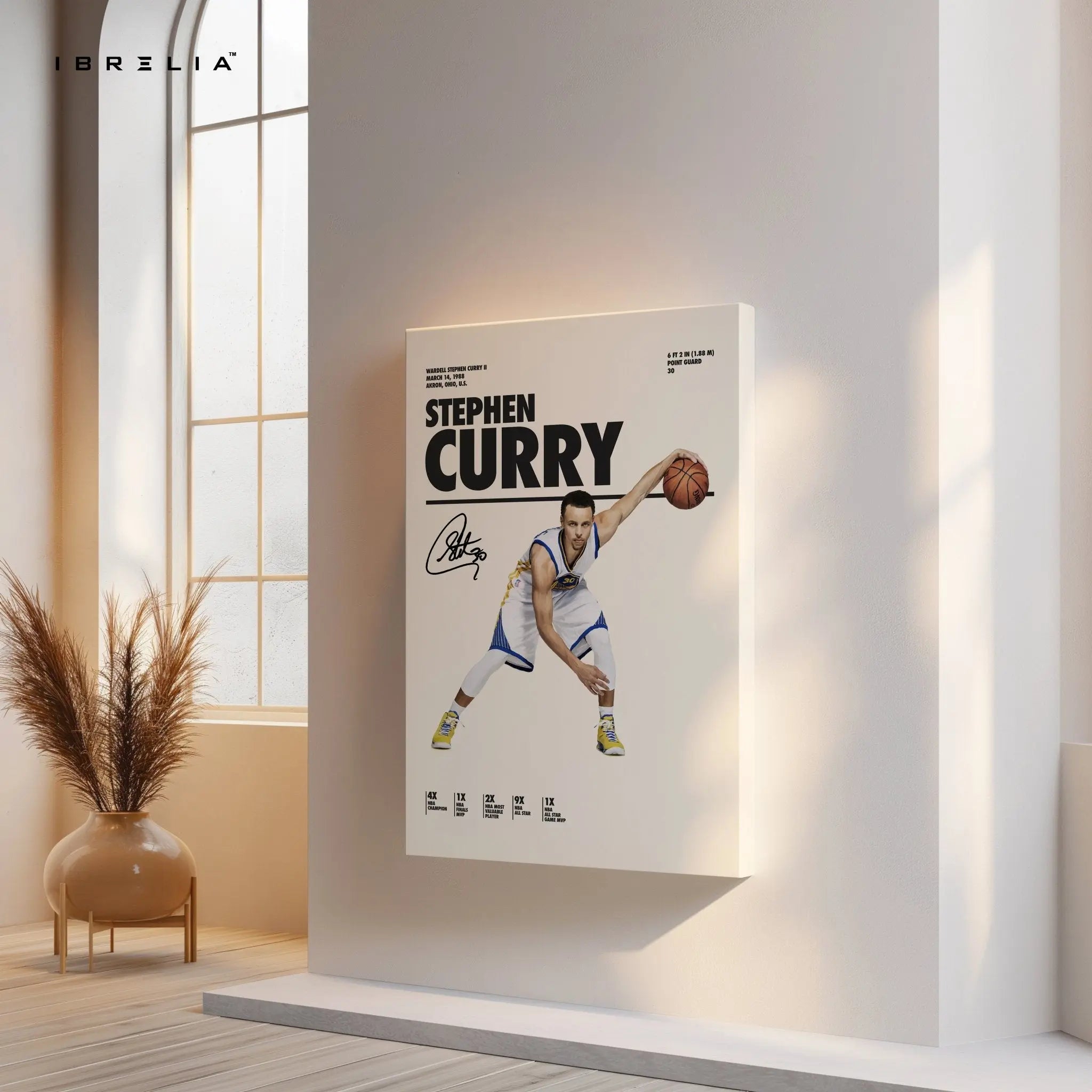 Stephen Curry Dribble Motion – 4K Ultra Wrap Frame Wall Art in Pakistan | IBRELIA™ - IBRELIA