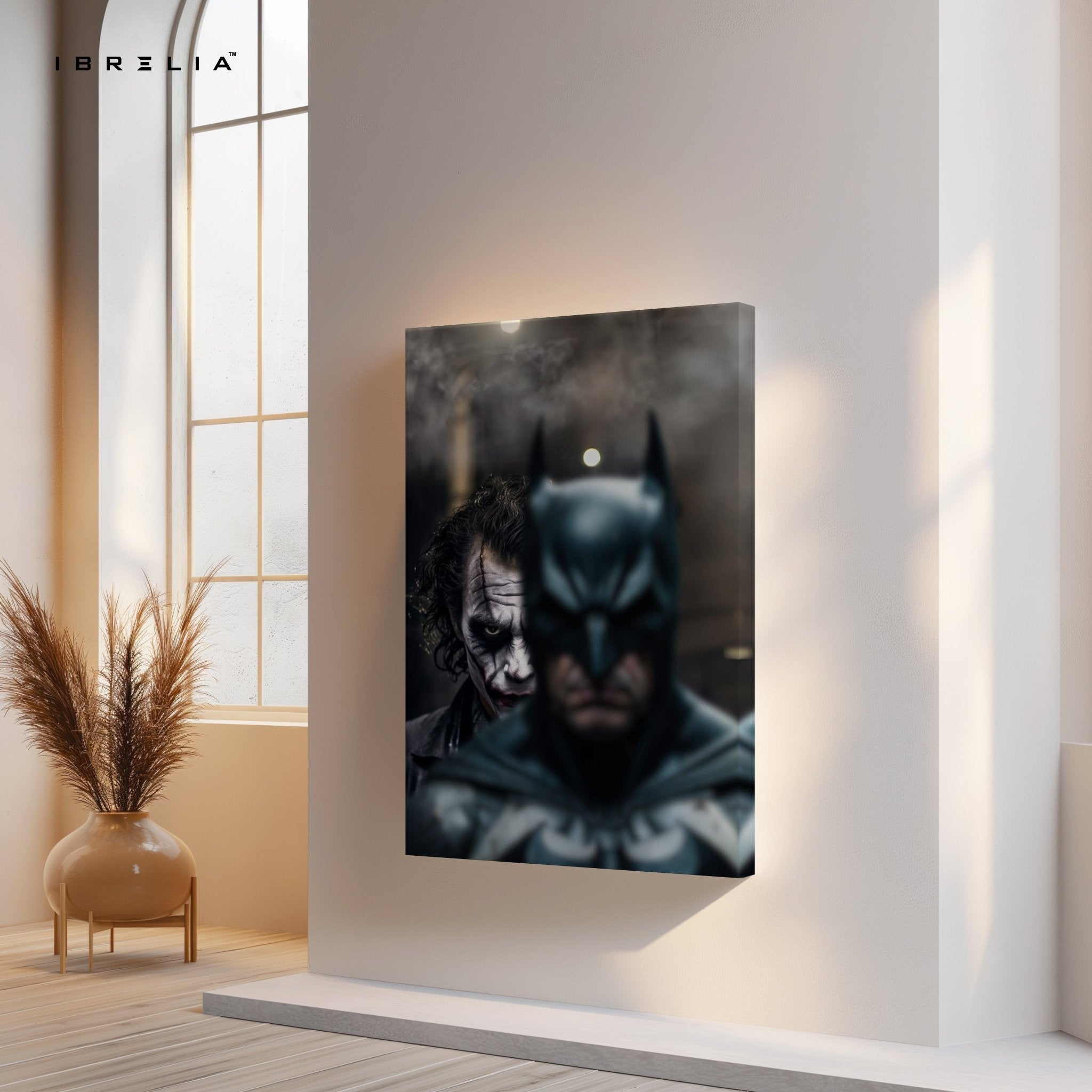 Batman vs Joker Wall Frame | 4K Ultra Wrap Frame Wall Art in Pakistan | IBRELIA™ - IBRELIA