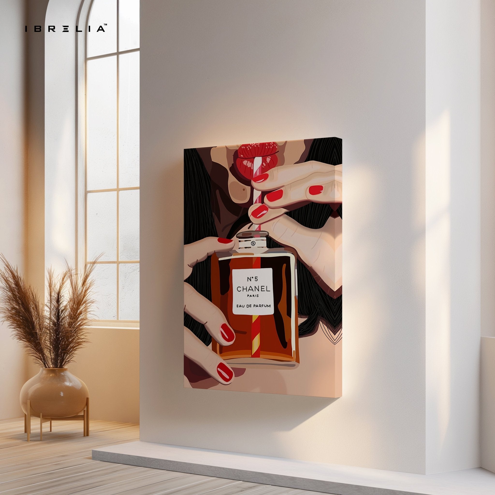 Chanel N°5 Perfume Wall Art – Luxury Fashion Pop Art | IBRELIA™ - IBRELIA