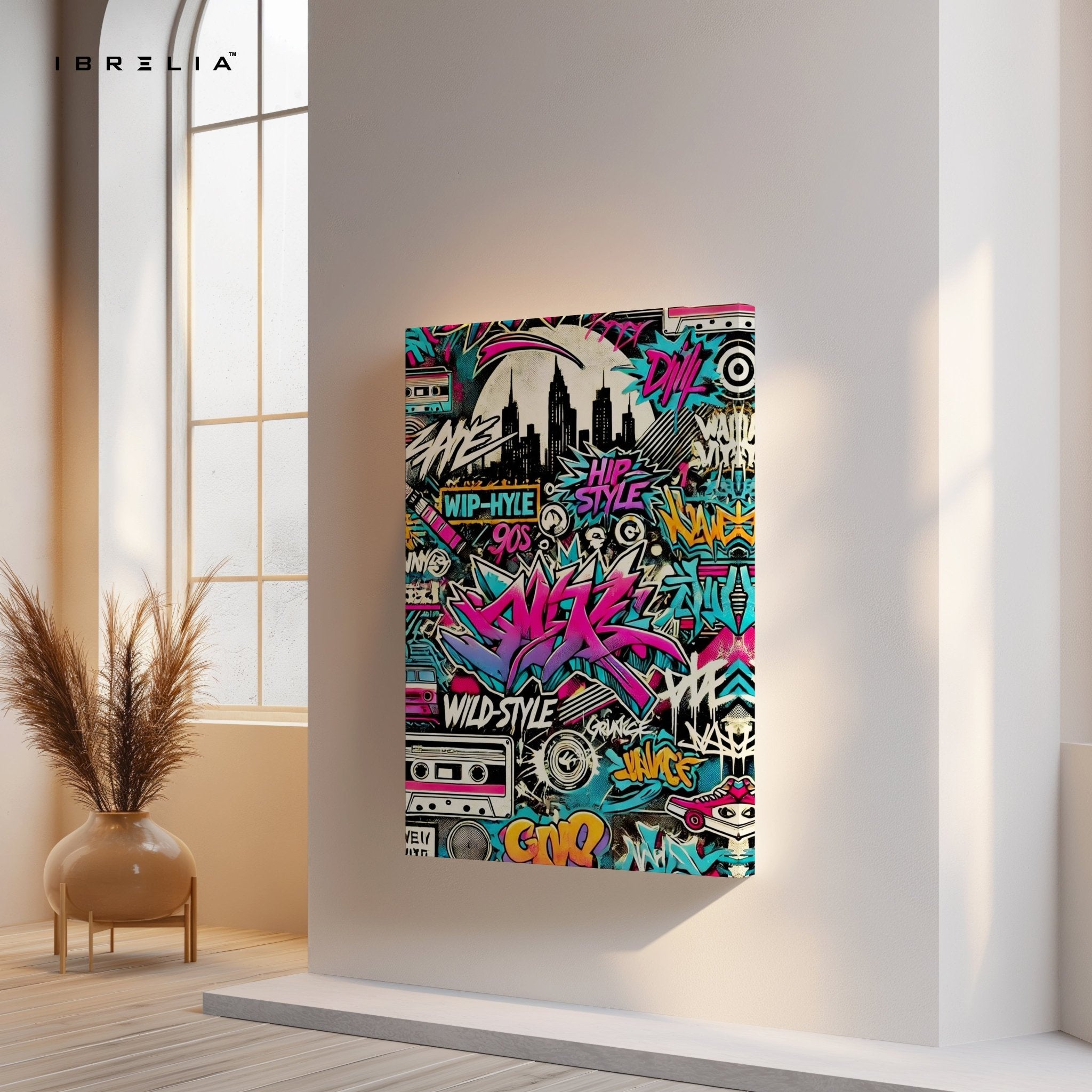 Wildstyle 90s Graffiti Wall Frame | 4K Ultra Wrap Frame Wall Art in Pakistan | IBRELIA™ - IBRELIA