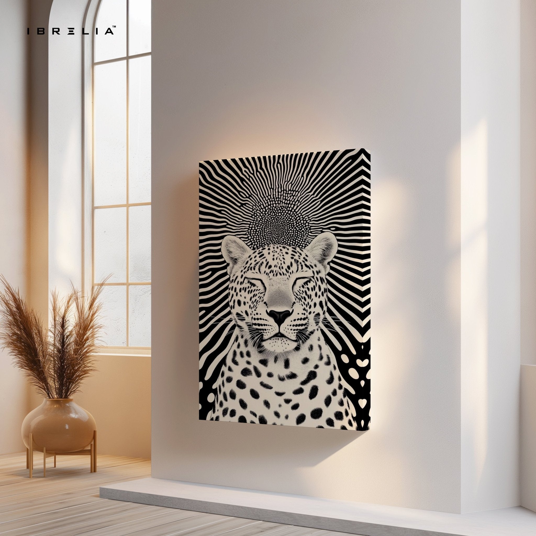 Zen Leopard Wall Frame | 4K Ultra Wrap Frame Wall Art in Pakistan | IBRELIA™ - IBRELIA