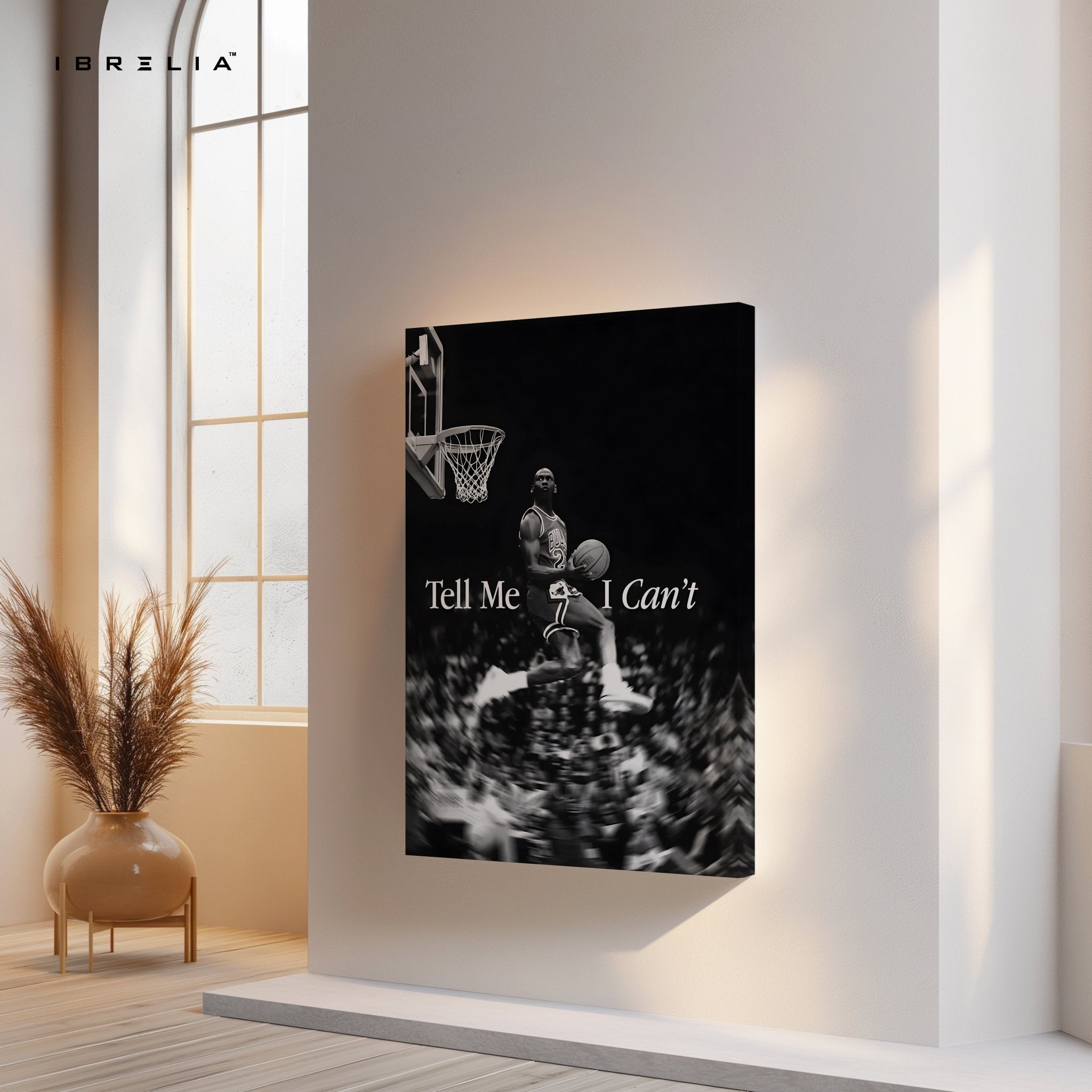 Michael Jordan “Tell Me I Can’t” – 4K Ultra Wrap Frame Wall Art in Pakistan | IBRELIA™ - IBRELIA