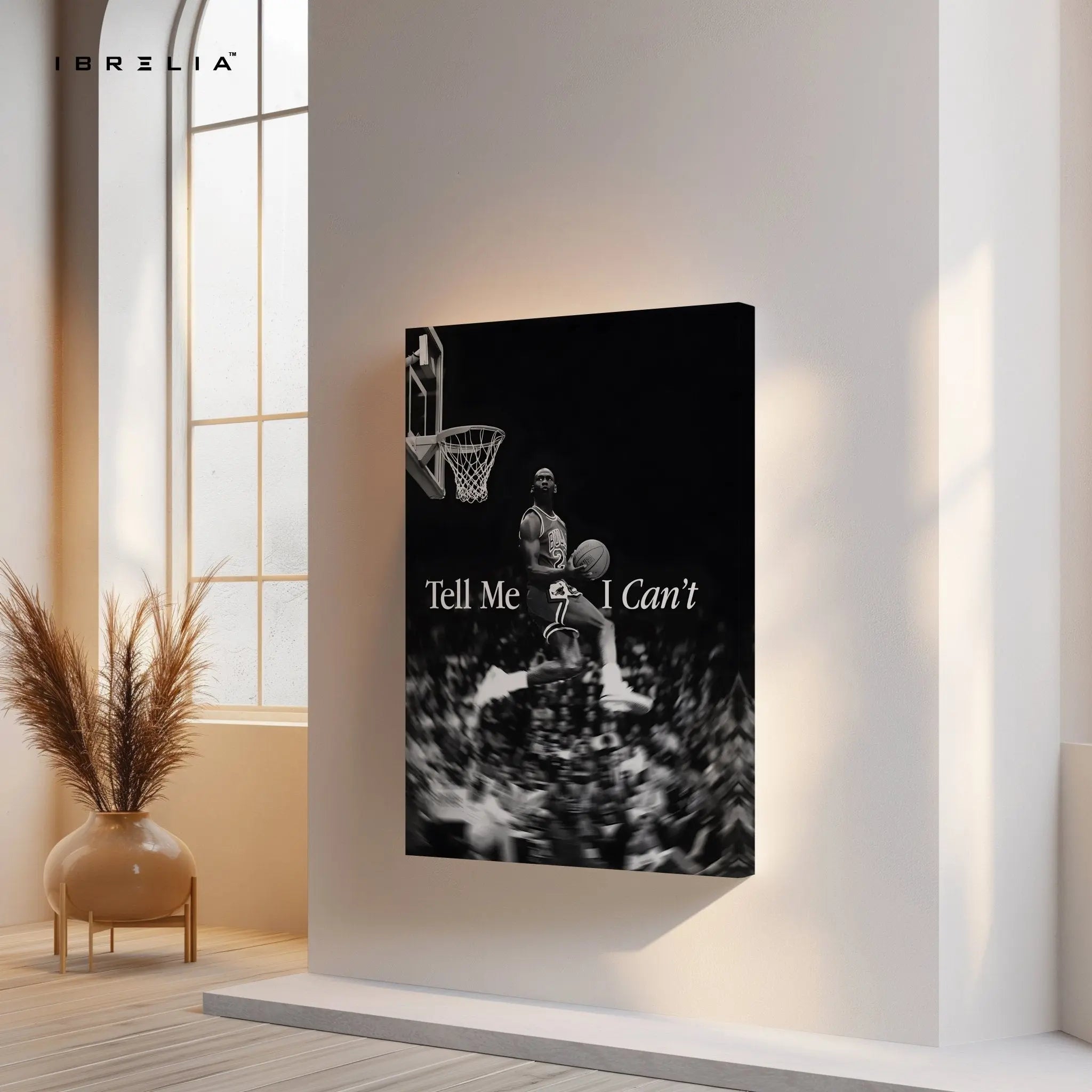 Michael Jordan “Tell Me I Can’t” – 4K Ultra Wrap Frame Wall Art in Pakistan | IBRELIA™ - IBRELIA