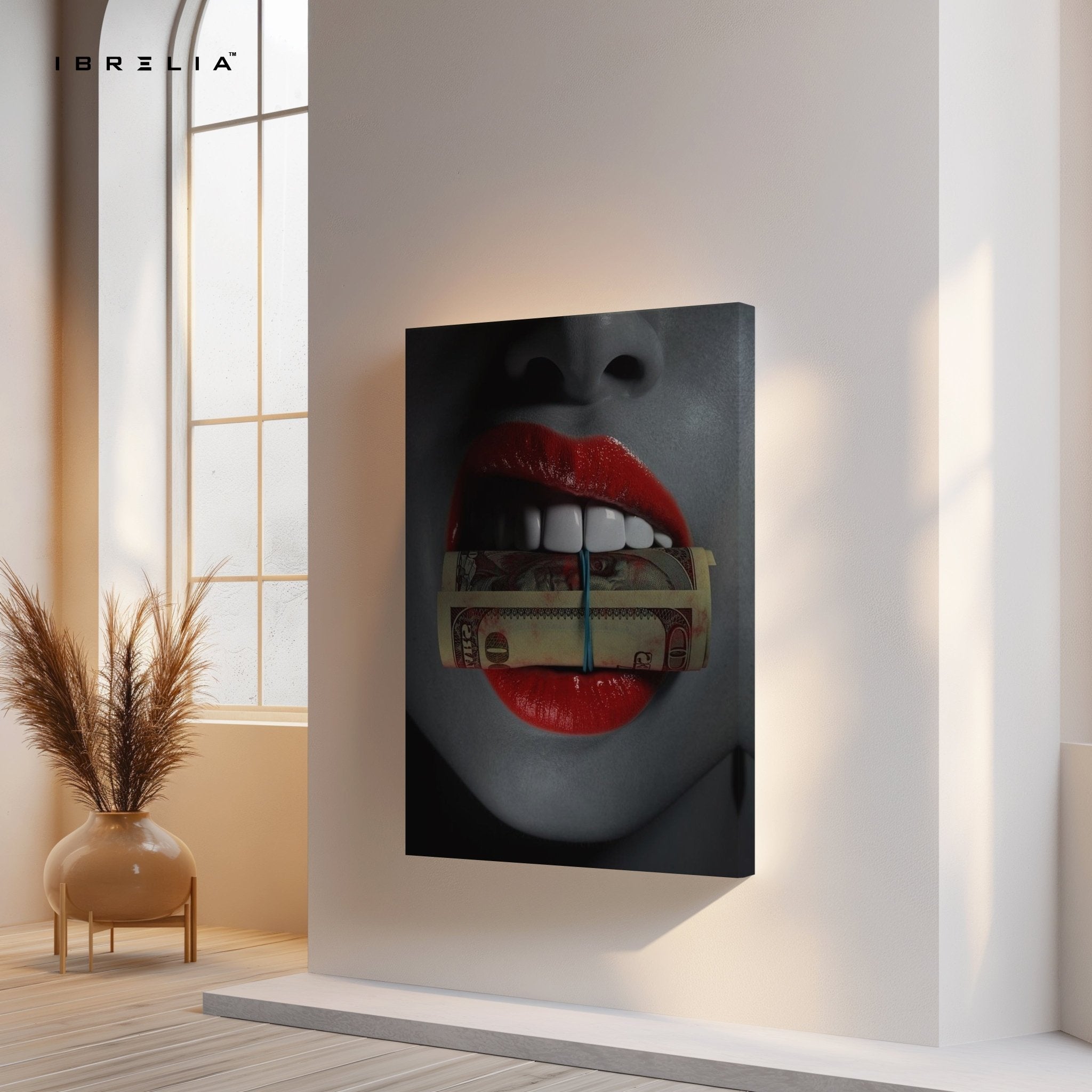 Red Temptation Wall Frame | 4K Ultra Wrap Frame Wall Art in Pakistan | IBRELIA™ - IBRELIA