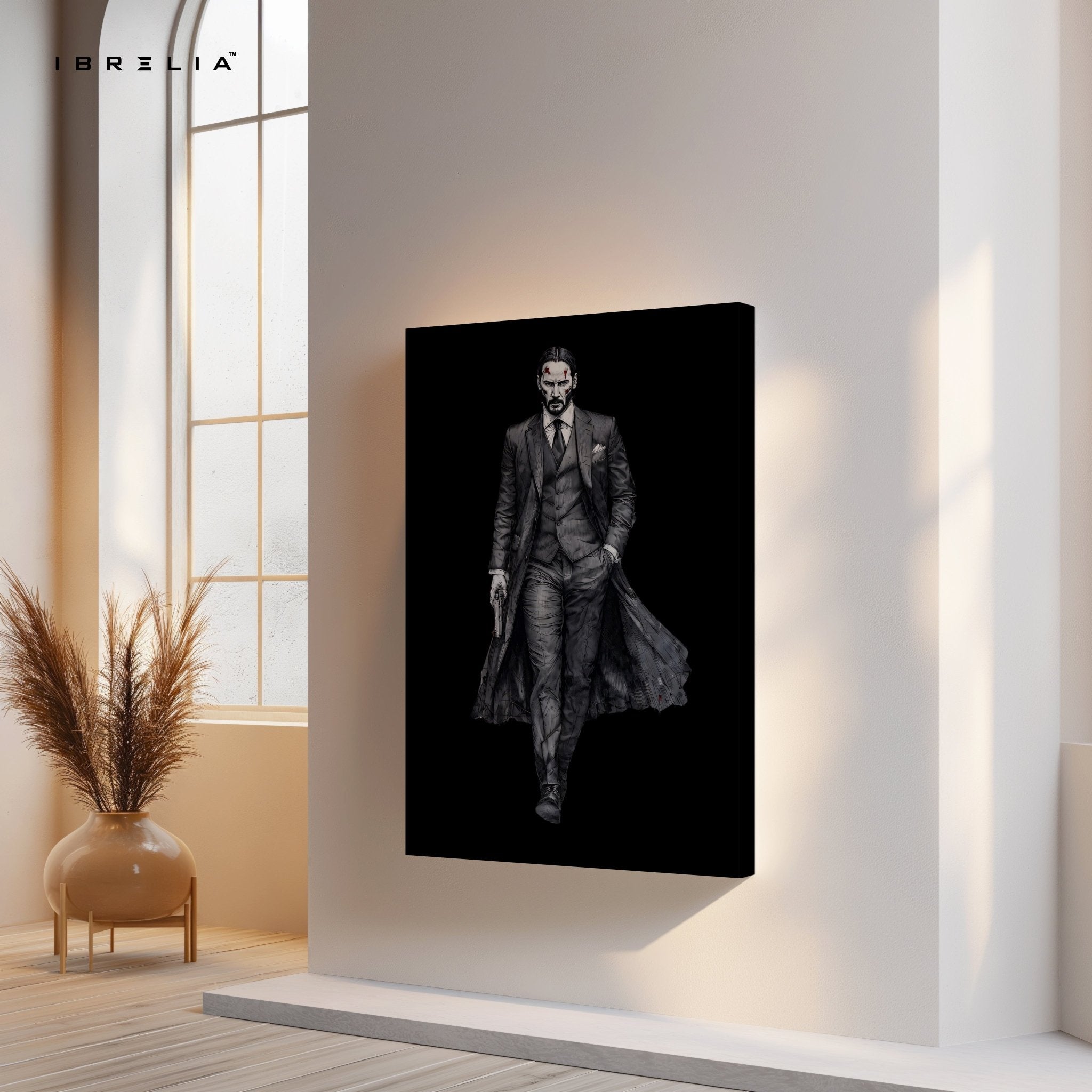 John Wick – 4K Ultra Wrap Frame Wall Art in Pakistan | IBRELIA™ - IBRELIA