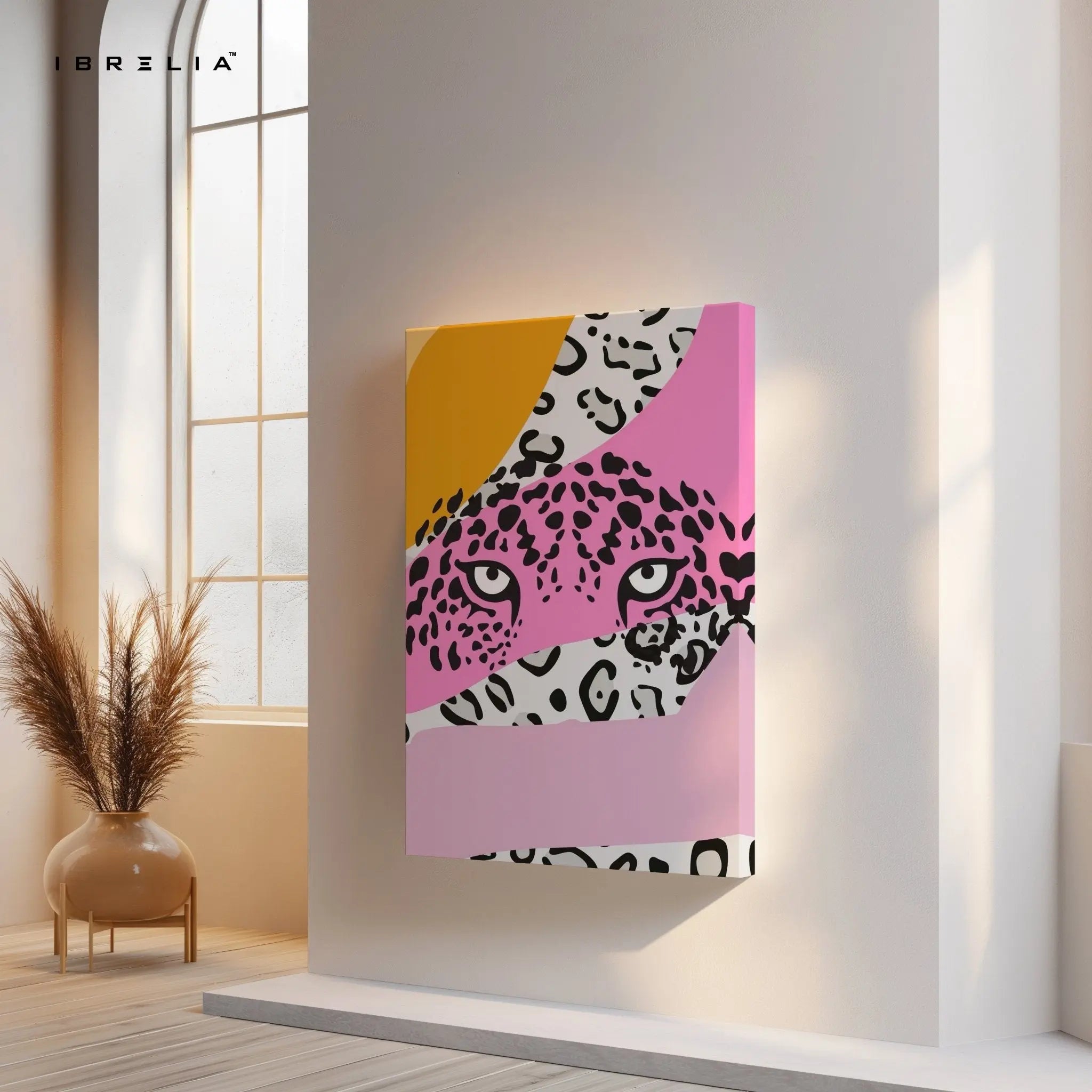 Pink Panther Abstract Wall Frame | 4K Ultra Wrap Frame Wall Art in Pakistan | IBRELIA™ - IBRELIA
