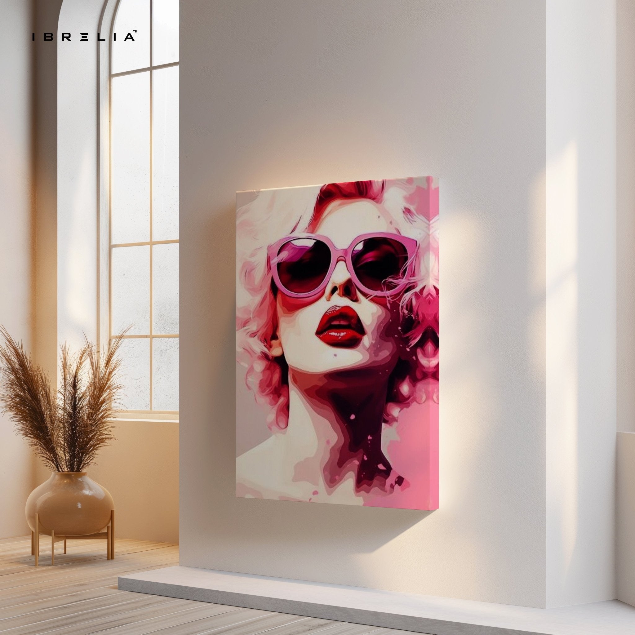 Pink Diva Wall Frame | 4K Ultra Wrap Frame Wall Art in Pakistan | IBRELIA™ - IBRELIA