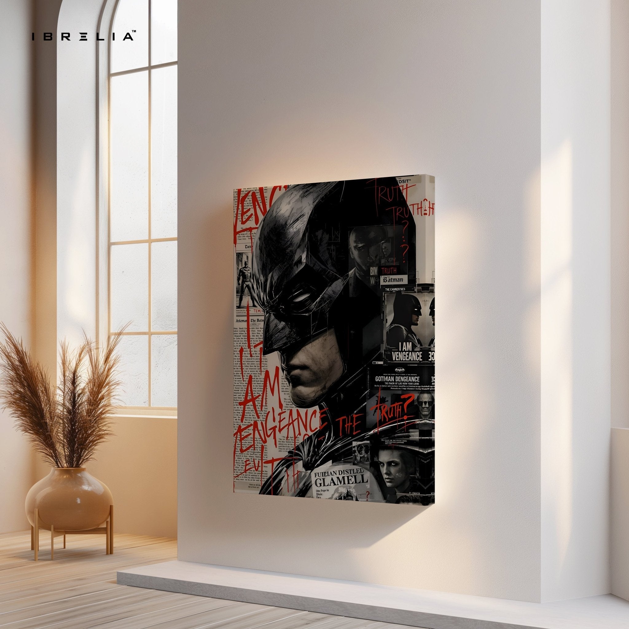 Batman Vengeance Edition – 4K Ultra Wrap Frame Wall Art in Pakistan | IBRELIA™ - IBRELIA