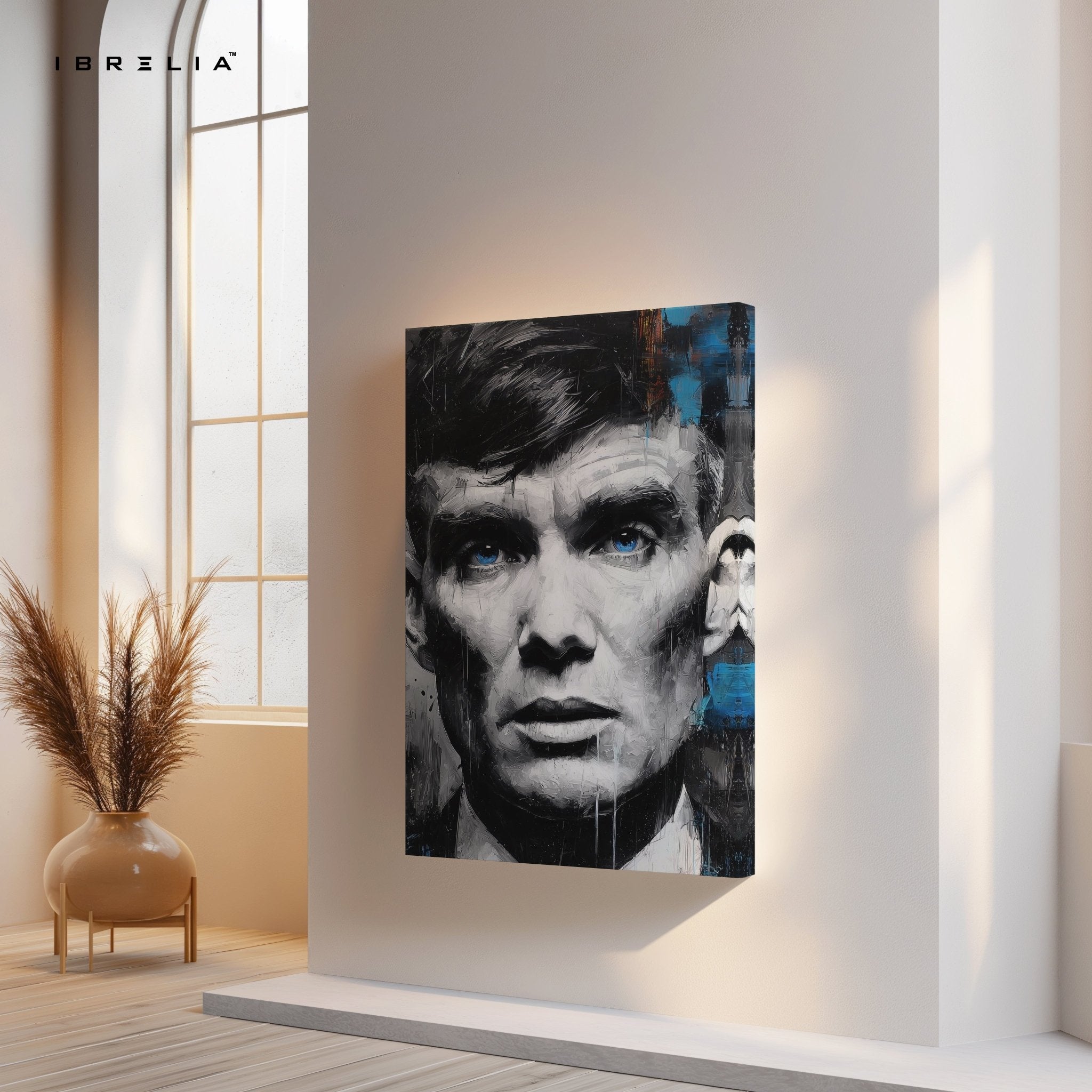 Thomas Shelby Blue Eyes Wall Frame | 4K Ultra Wrap Frame Wall Art in Pakistan | IBRELIA™ - IBRELIA