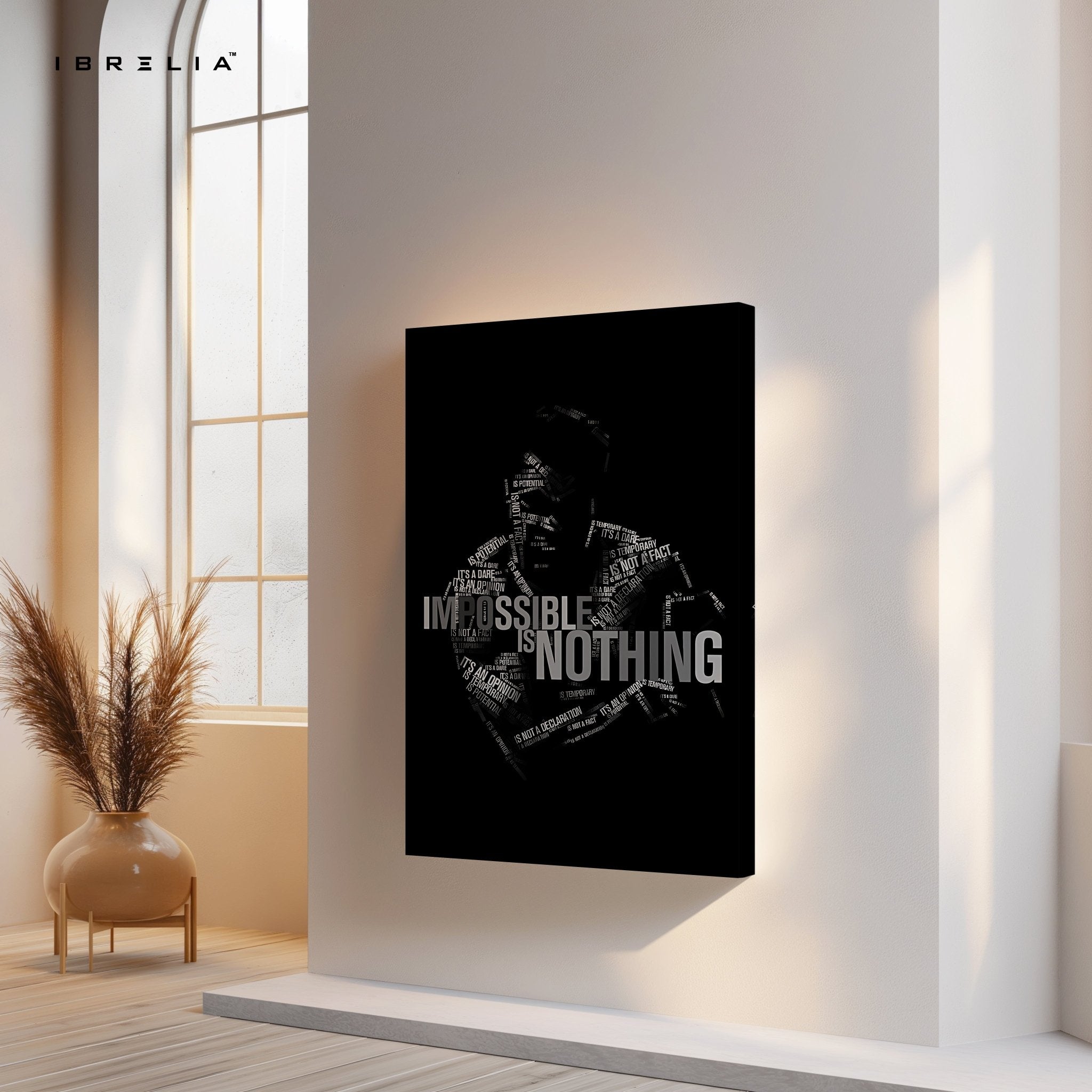 Muhammad Ali – Impossible Is Nothing 4K Ultra Wrap Frame Wall Art in Pakistan | IBRELIA™ - IBRELIA