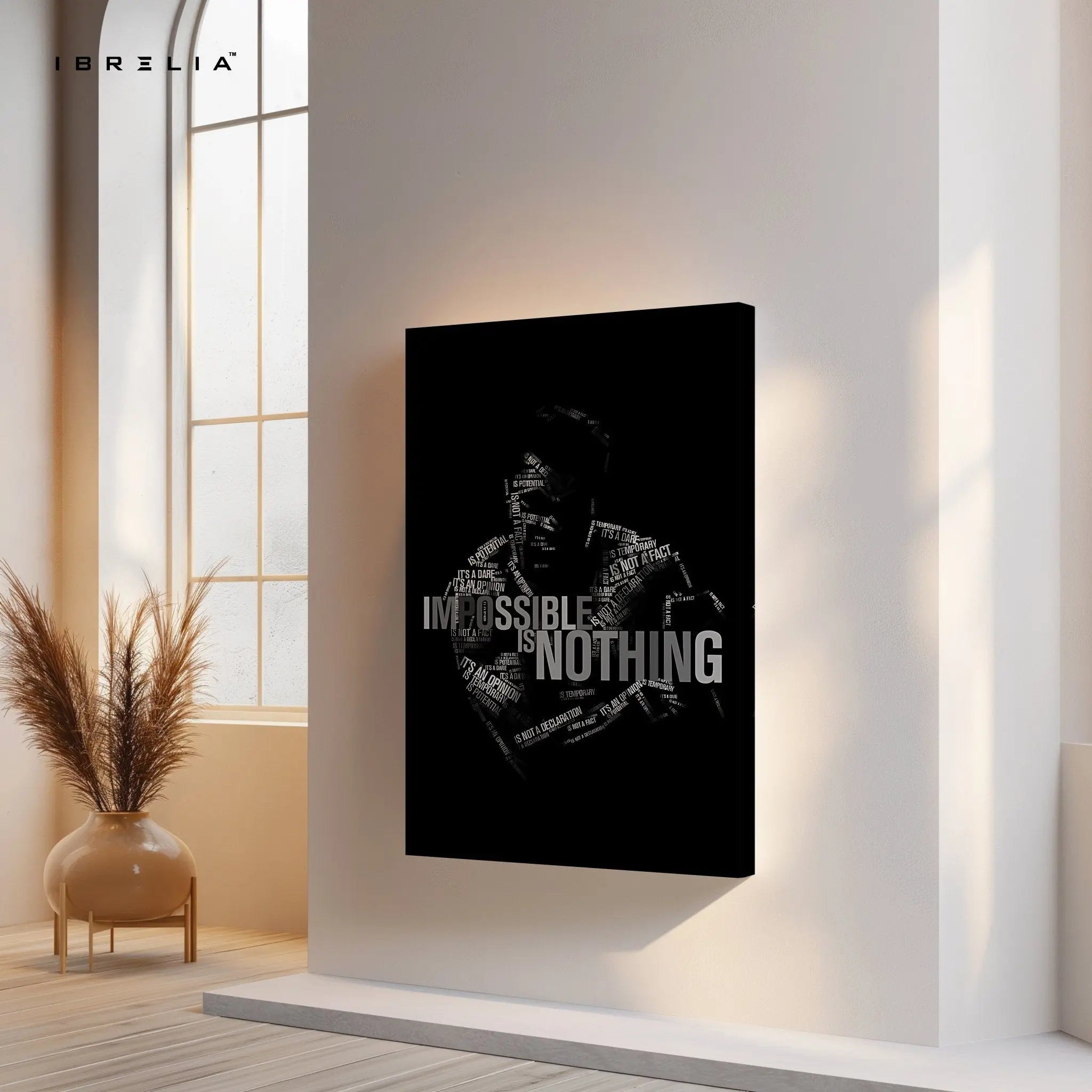 Muhammad Ali – Impossible Is Nothing 4K Ultra Wrap Frame Wall Art in Pakistan | IBRELIA™ - IBRELIA