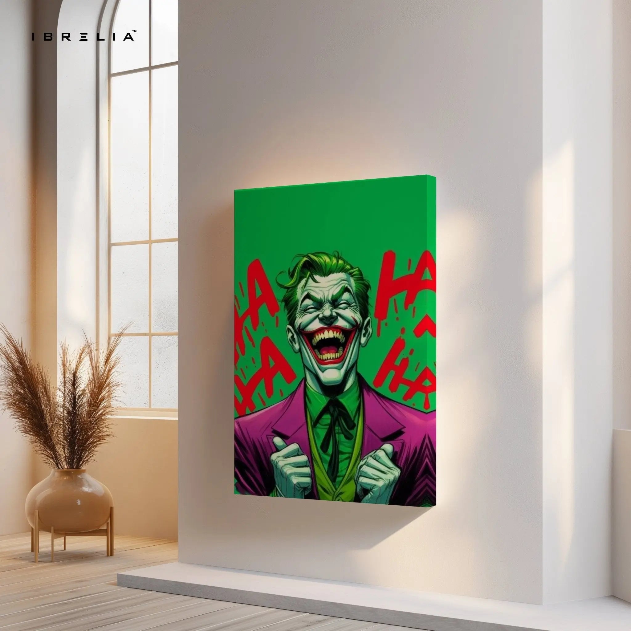 Joker Laughing Wall Frame | 4K Ultra Wrap Frame Wall Art in Pakistan | IBRELIA™ - IBRELIA