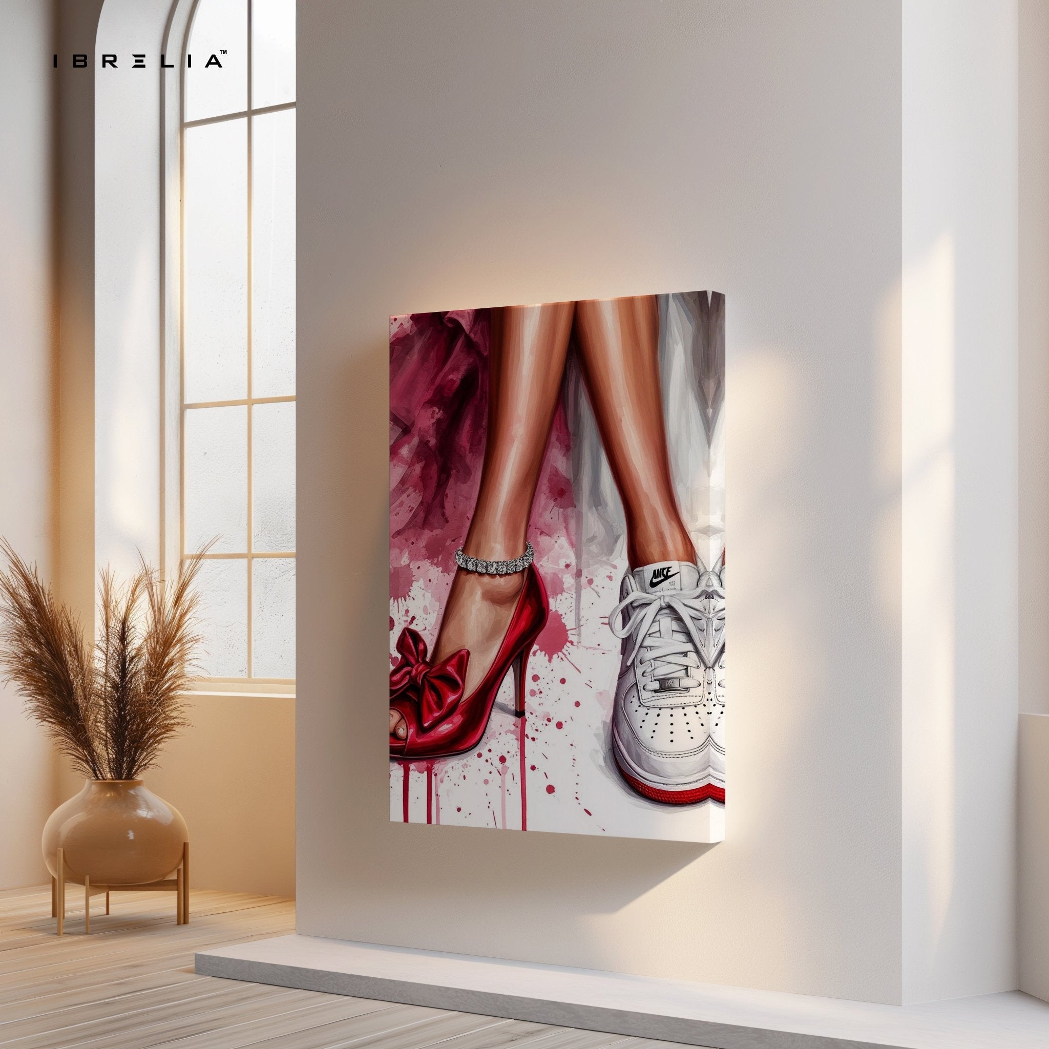 Heels & Sneakers Wall Frame | 4K Ultra Wrap Frame Wall Art in Pakistan | IBRELIA™ - IBRELIA