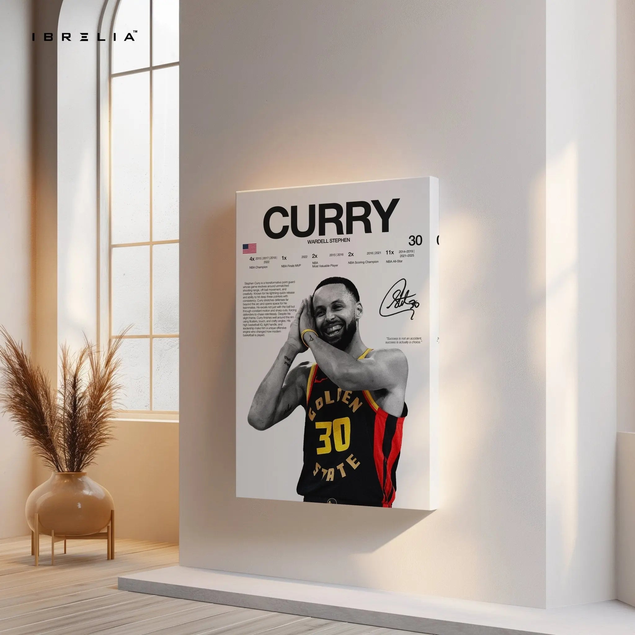 Stephen Curry – Golden State Legend 4K Ultra Wrap Frame Wall Art in Pakistan | IBRELIA™ - IBRELIA