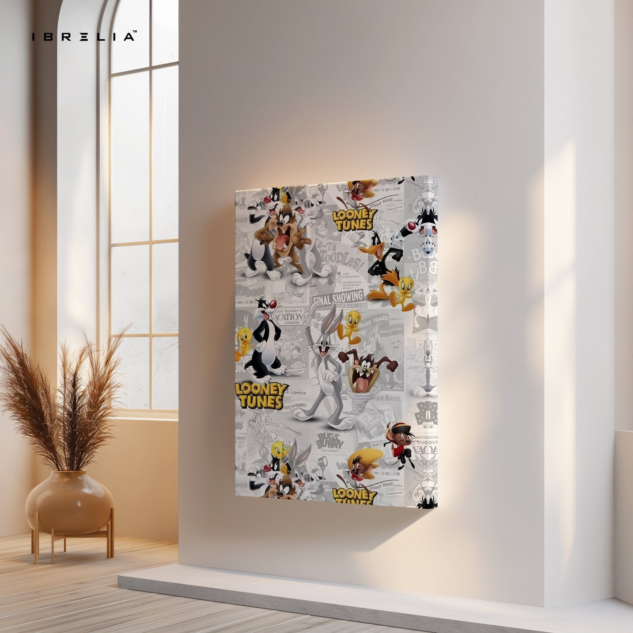 Looney Tunes Collage Wall Frame | 4K Ultra Wrap Frame Wall Art in Pakistan | IBRELIA™ - IBRELIA