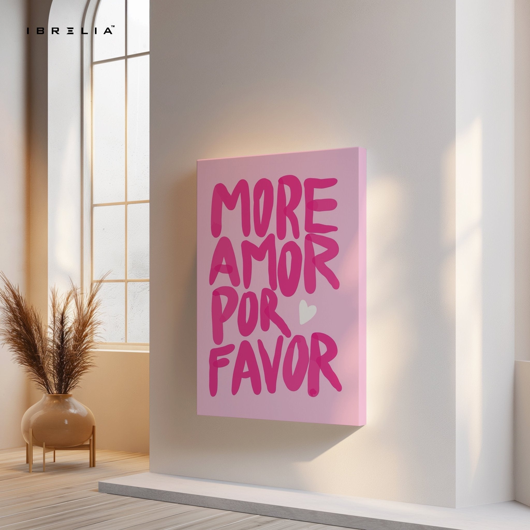 More Amor Por Favor Wall Frame | 4K Ultra Wrap Frame Wall Art in Pakistan | IBRELIA™ - IBRELIA