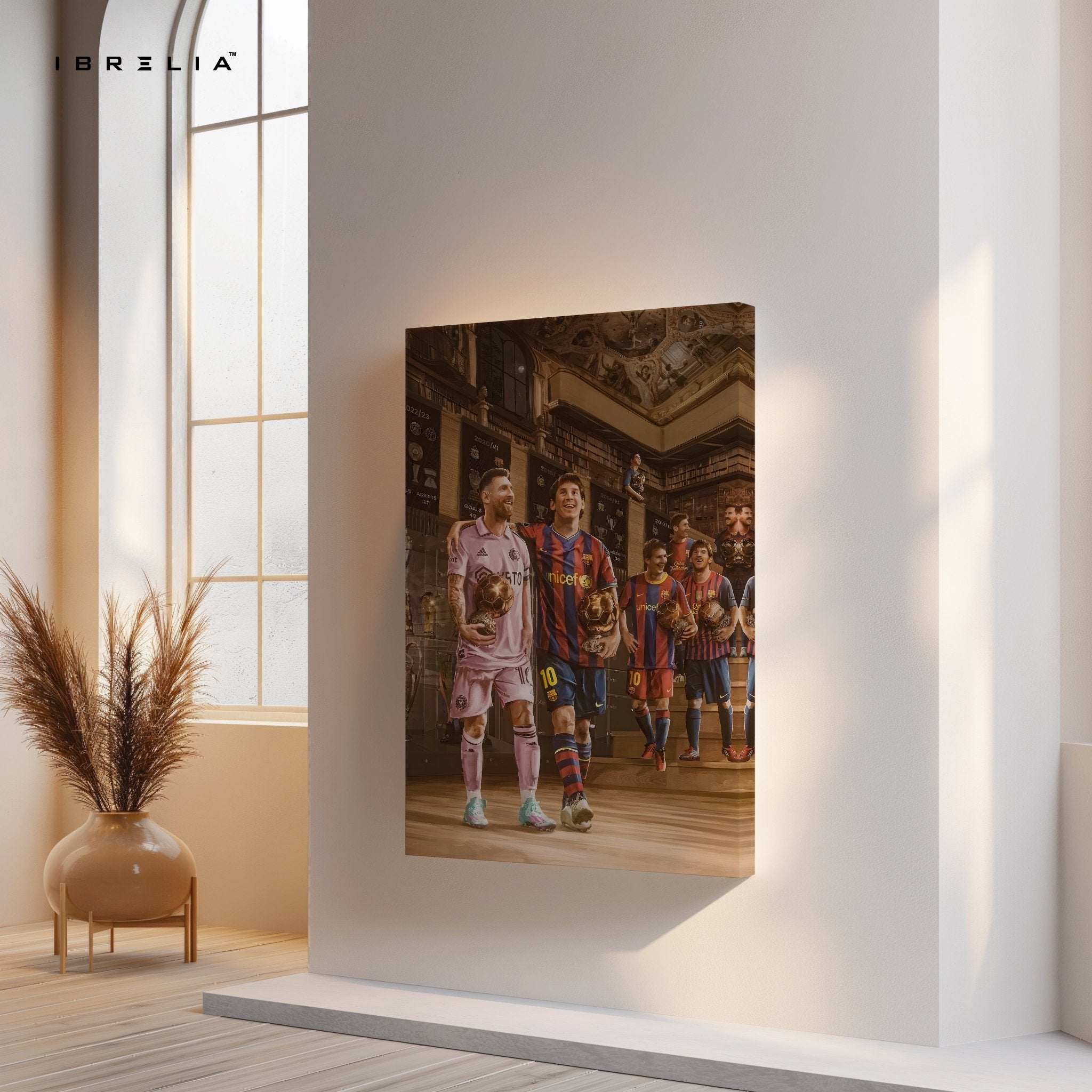 Lionel Messi Wall Art – Ballon d’Or Legacy Edition | IBRELIA™ - IBRELIA