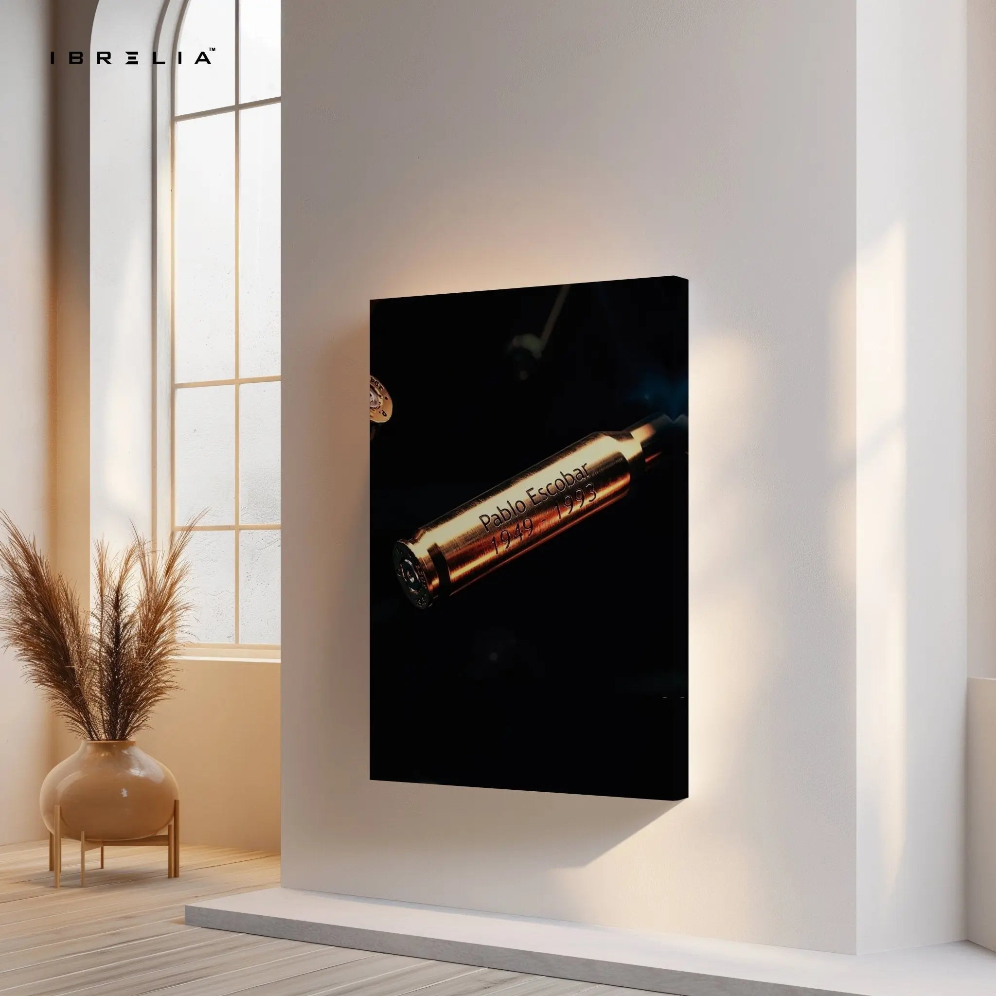 Pablo Escobar Bullet Shell Wall Frame | 4K Ultra Wrap Frame Wall Art in Pakistan | IBRELIA™ - IBRELIA