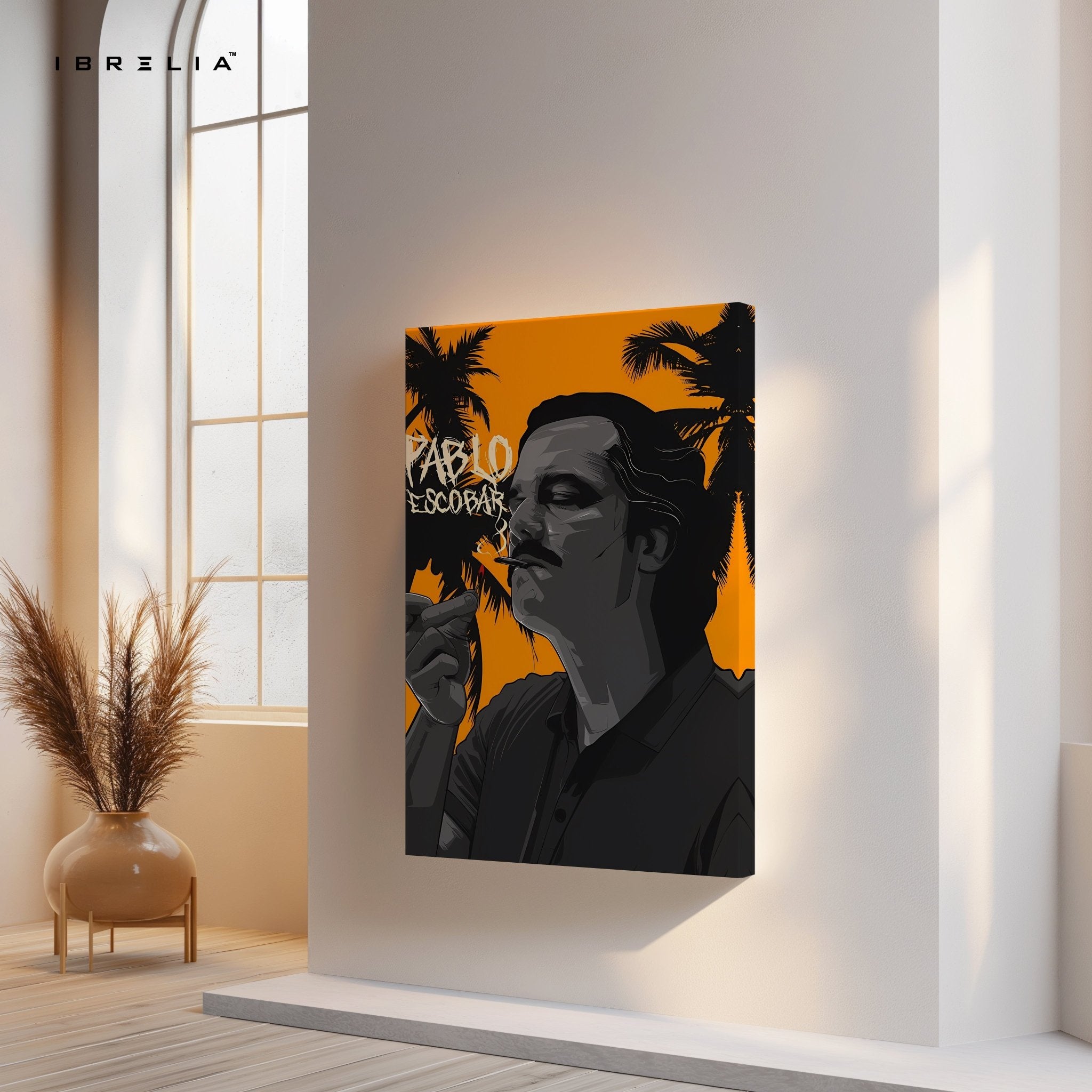 Pablo Escobar – Narcos - Inspired Wall Frame | 4K Ultra Wrap Frame Wall Art in Pakistan | IBRELIA™ - IBRELIA