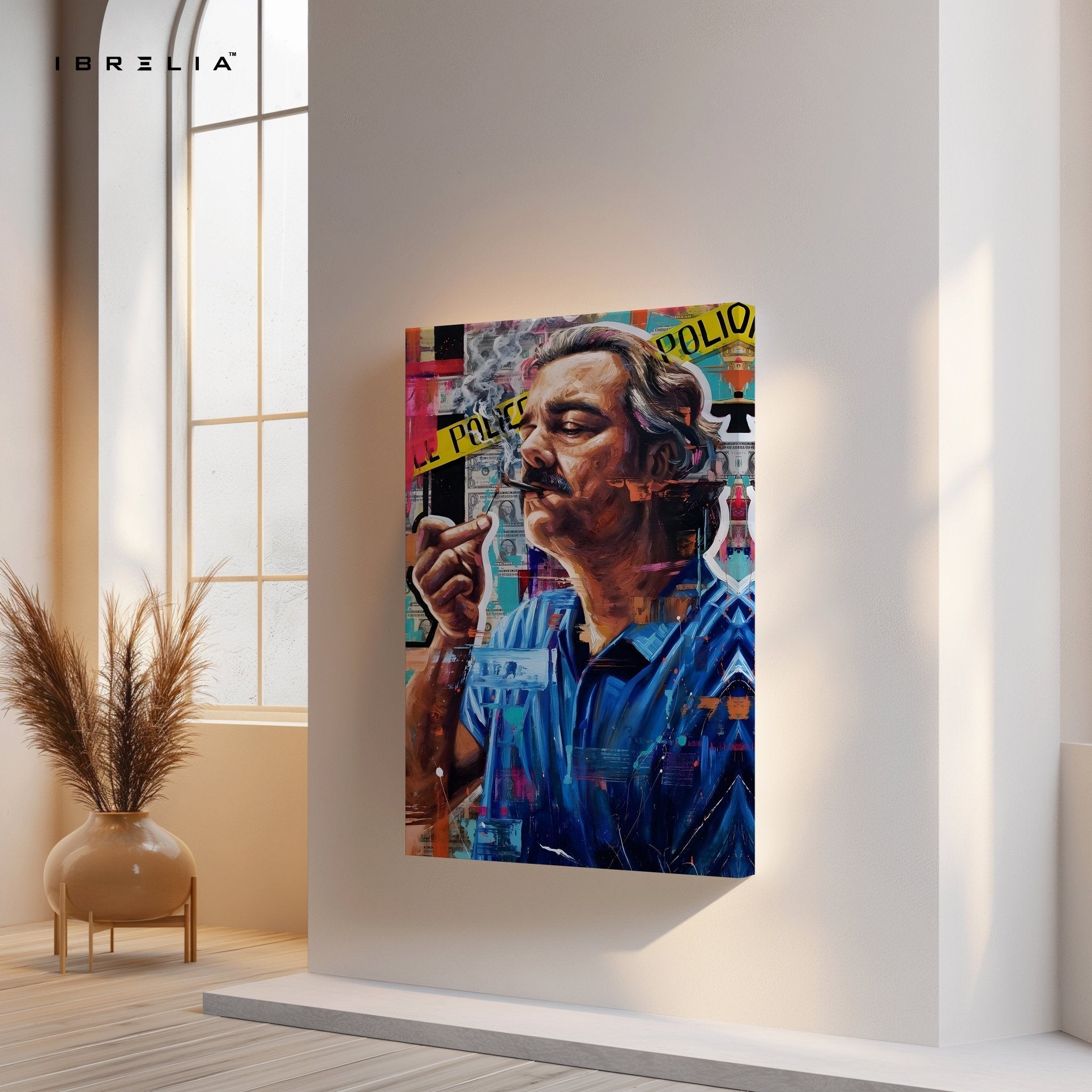 Pablo Escobar “Narcos Money Power” 4K Wall Art in Pakistan | IBRELIA™ - IBRELIA